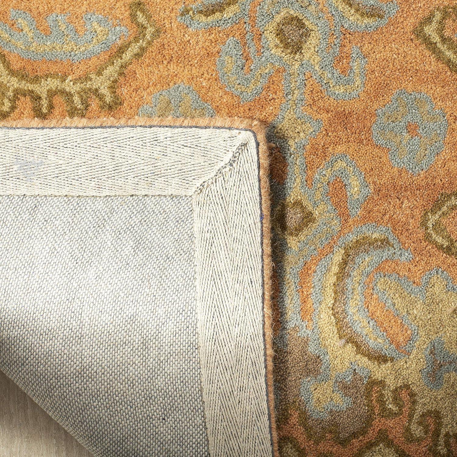 Wyndham WYD203 Hand Tufted Area Rug - Terracotta - 7'x7' - Safavieh.