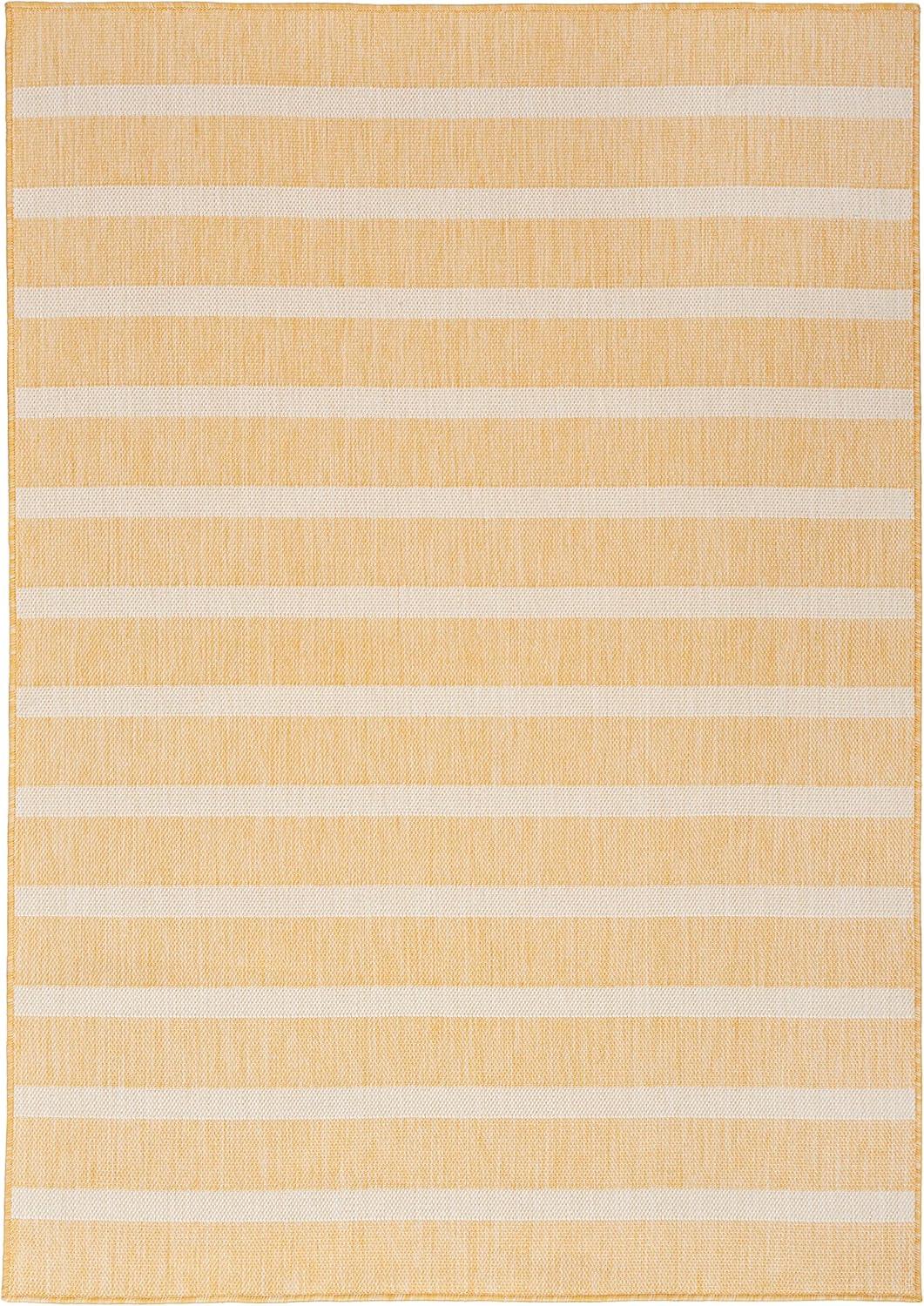 Nourison Positano Modern Stripes Flatweave Outdoor Rug