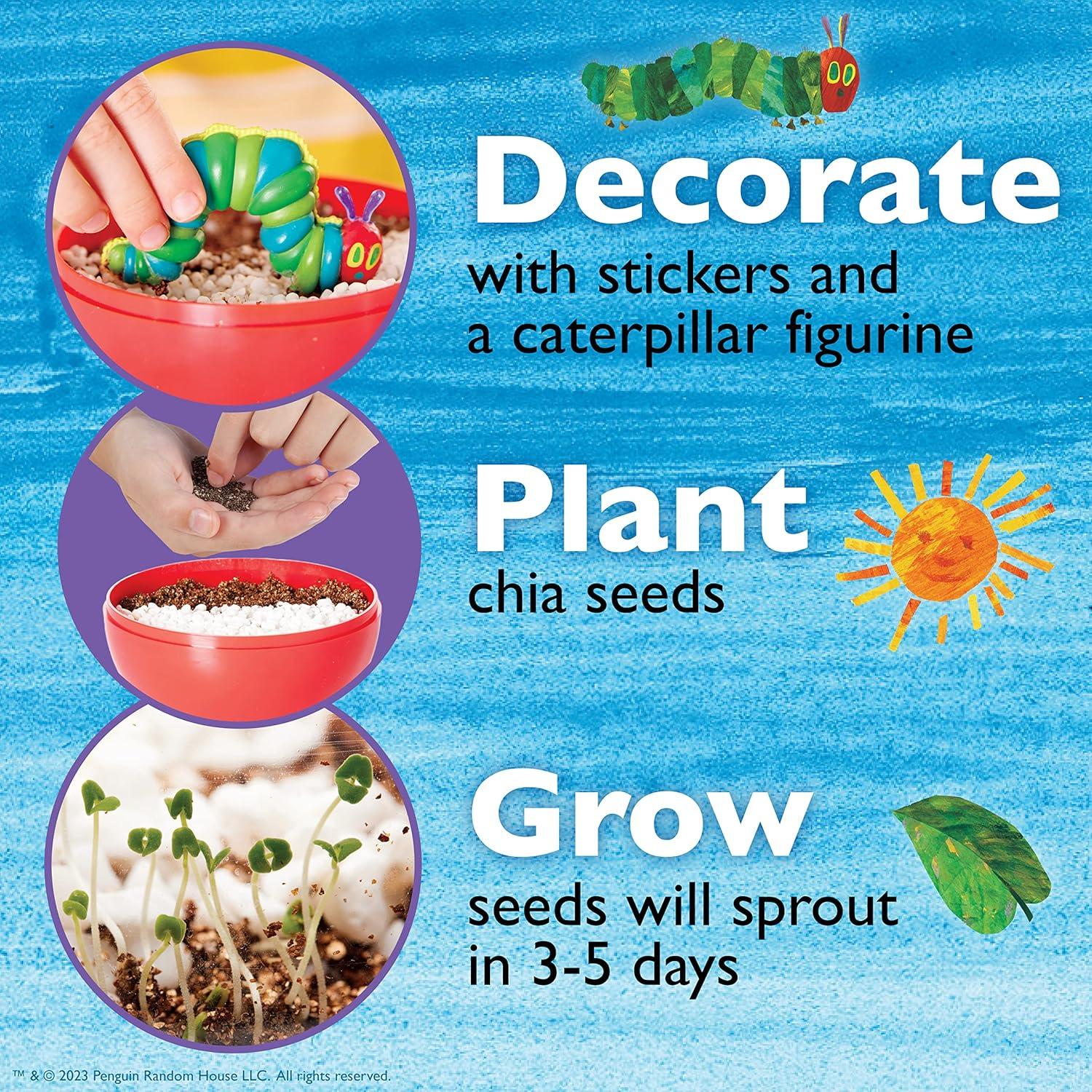 Creativity for Kids The Very Hungry Caterpillar Ready to Grow Garden Kit - Crafts for Kids Ages 6+