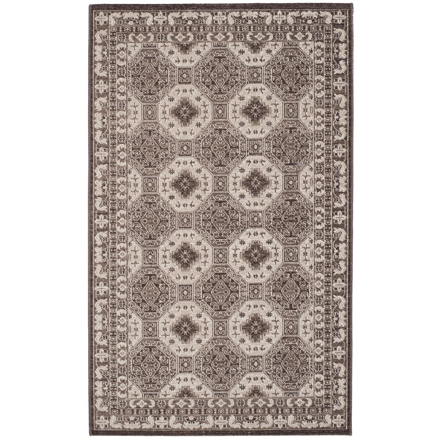 SAFAVIEH Artisan Thurstan Geometric Area Rug, Brown/Ivory, 10' x 14'