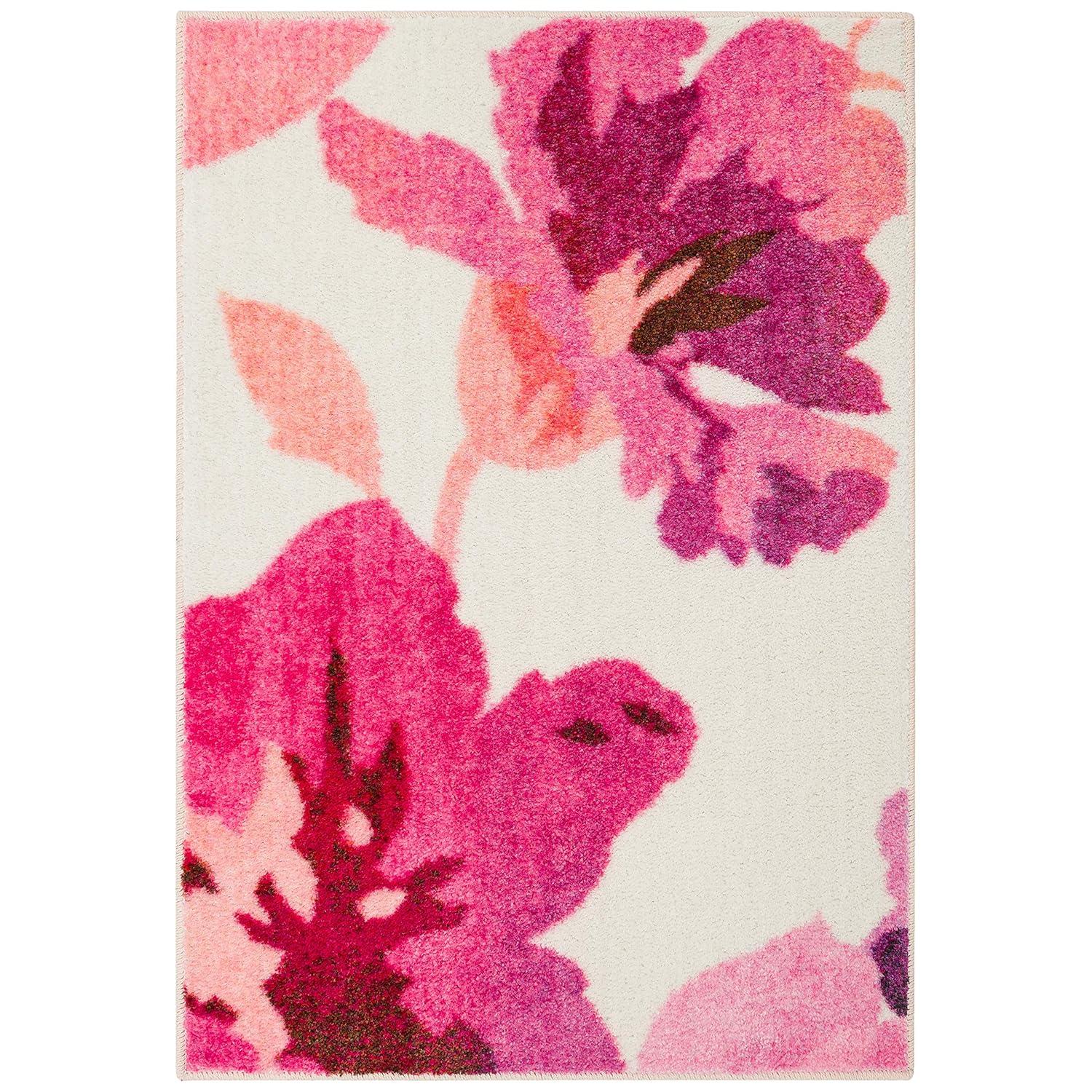 Dalton Gardens Pink Floral 8' x 10' Tufted Rug