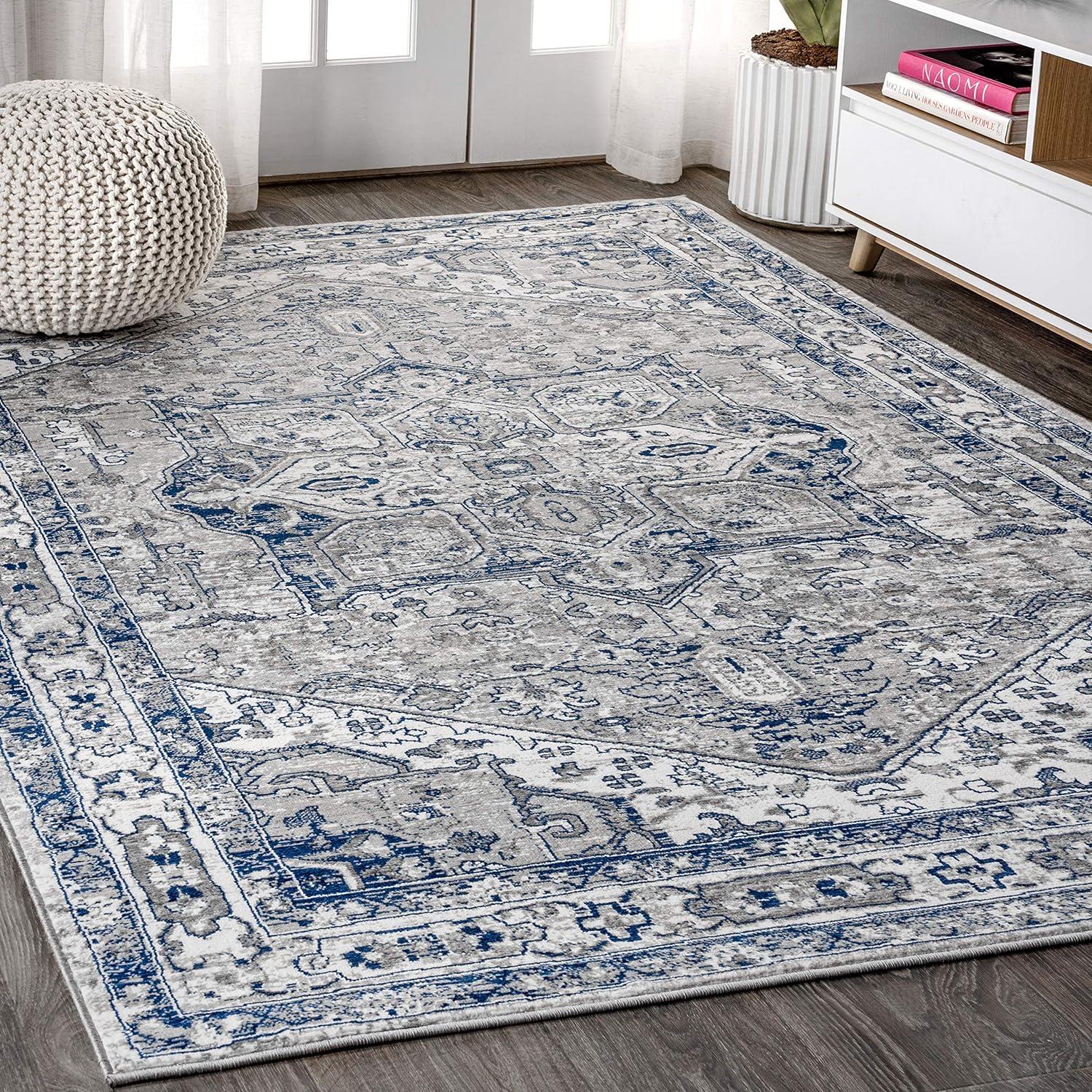 Modern Persian Vintage Medallion Runner Rug - JONATHAN Y