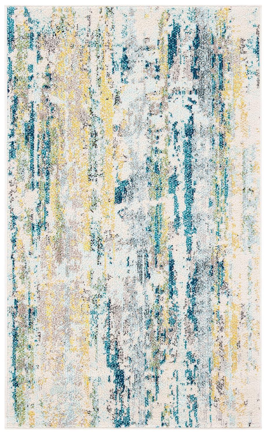 Madison MAD260 Power Loomed Area Rug - Beige/Olive - 3'x5' - Safavieh.