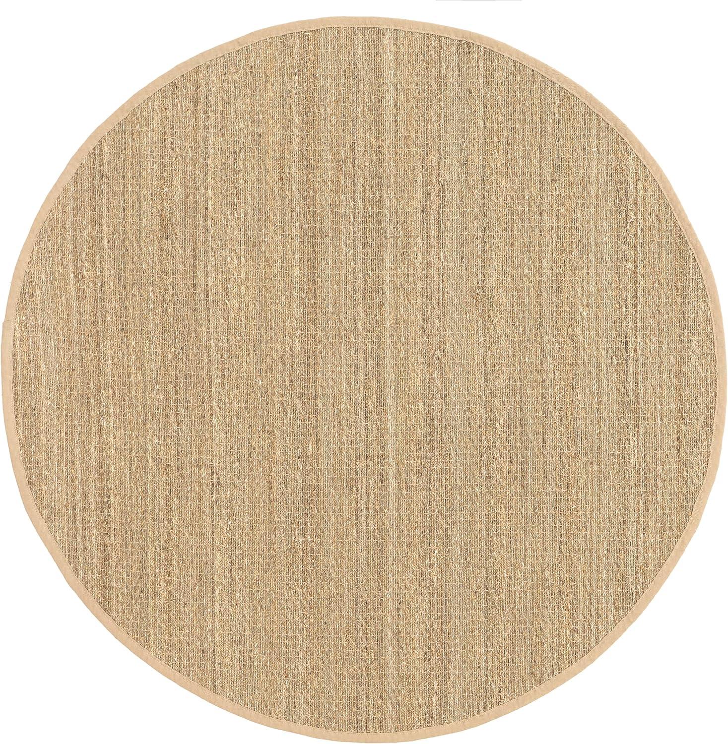 Nuloom Elijah Farmhouse Seagrass Indoor Area Rug, Round 4', Beige