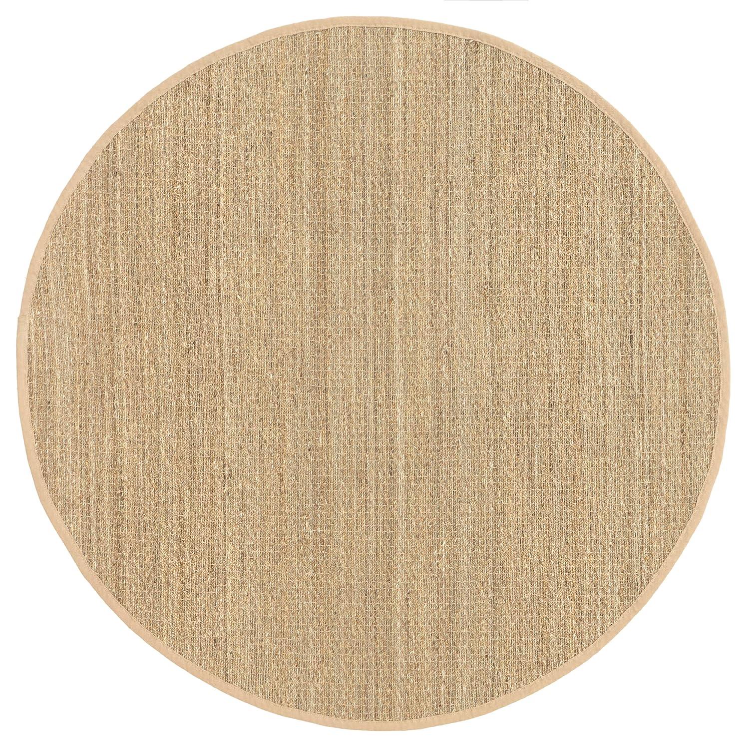 Nuloom Elijah Farmhouse Seagrass Indoor Area Rug, Round 8', Beige