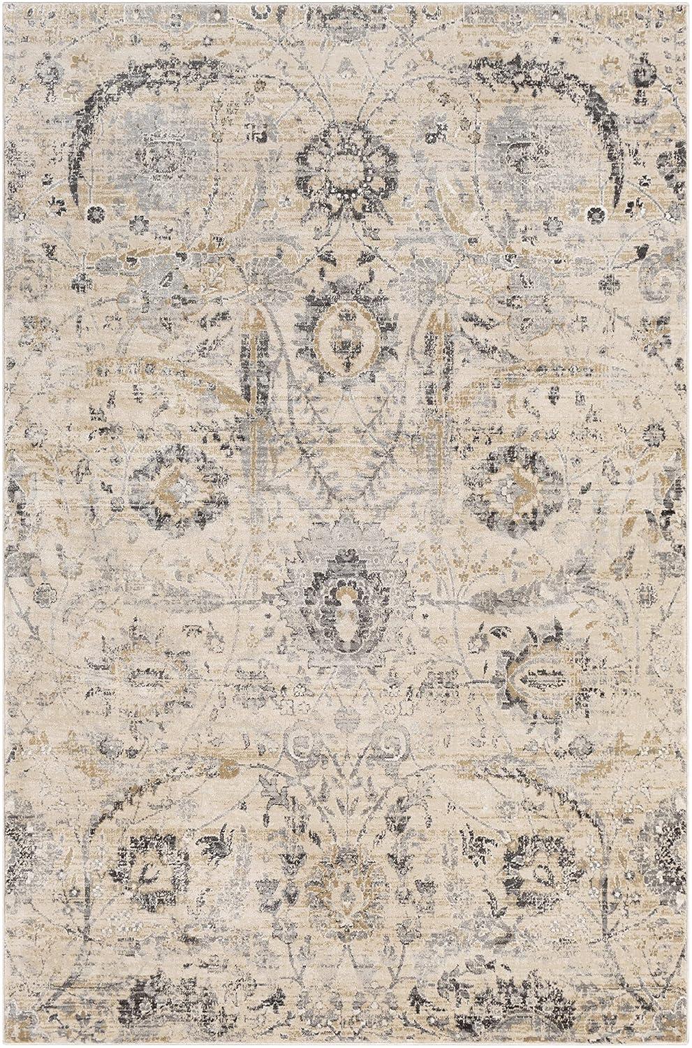 Mark&Day Area Rugs, 9x12 Avellino Traditional Beige Area Rug (9' x 12'4")