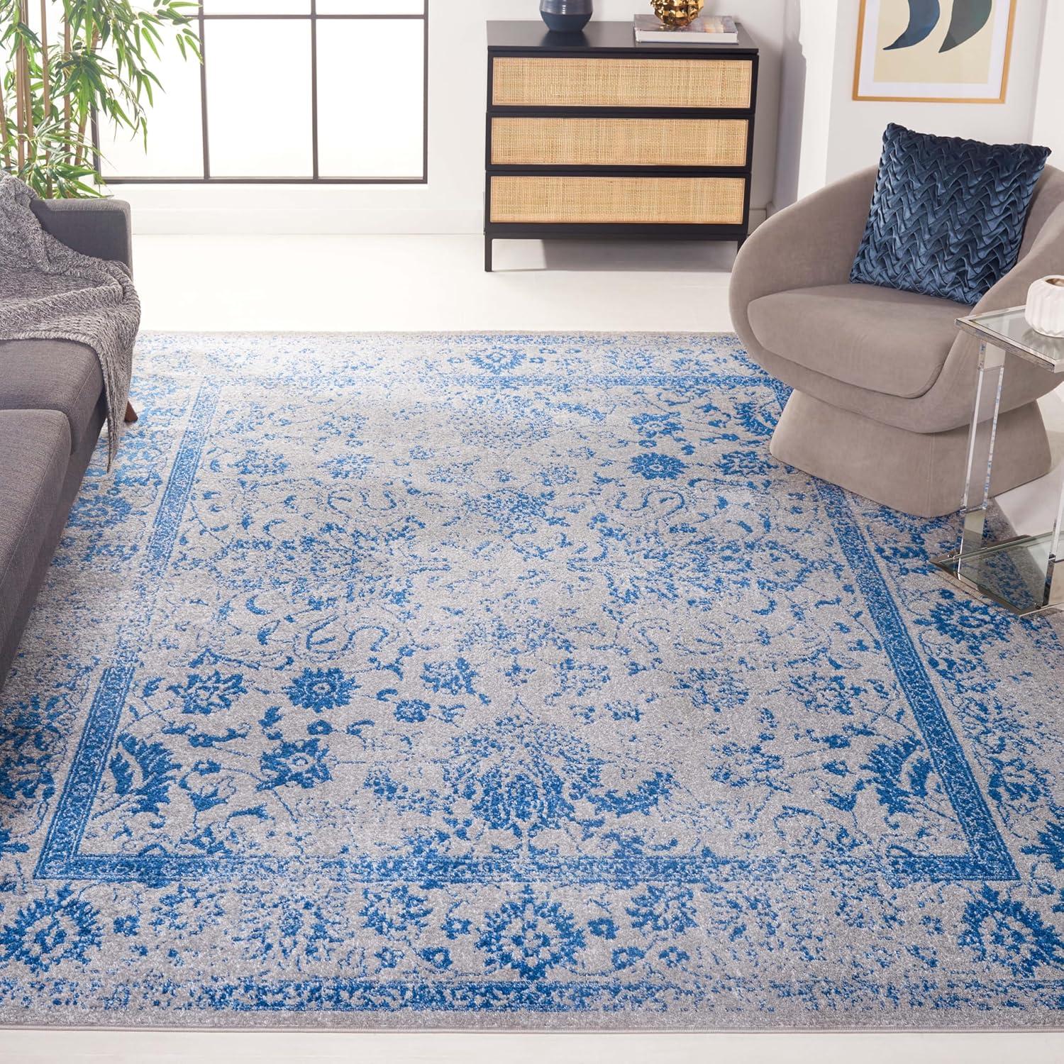Adirondack ADR109 Machine Made Indoor Area Rug - Grey/Blue - 8'x10' - Safavieh