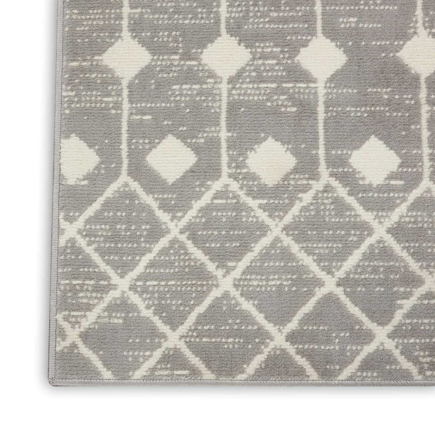 Nourison Grafix GRF37 Indoor Area Rug Grey 7'10" x 9'10"
