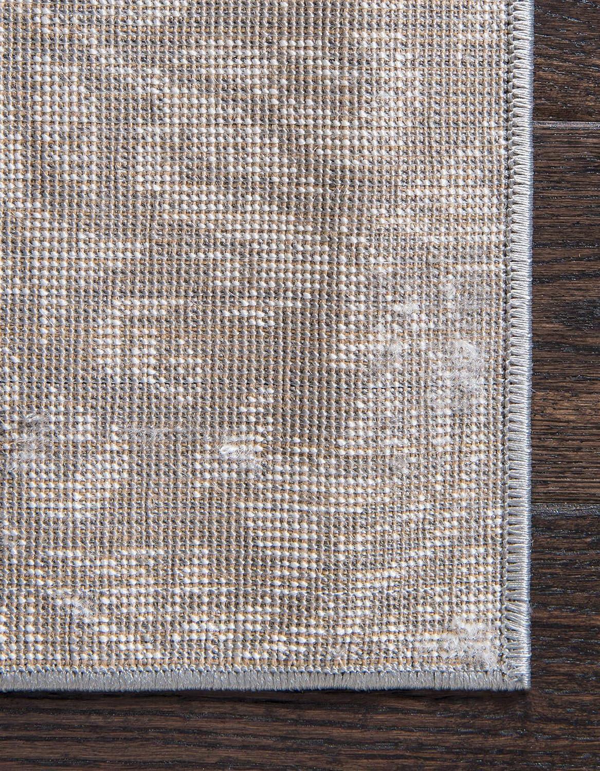 Unique Loom 4' 0 x 6' 0 Sofia Grand Gray Area Rug