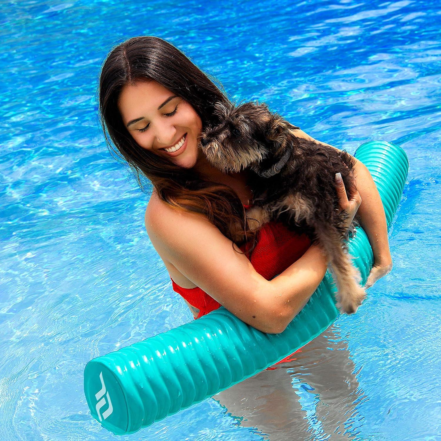 IMMERSA 850024899025- Deluxe Solid Jumbo Pool Noodle -  Teal