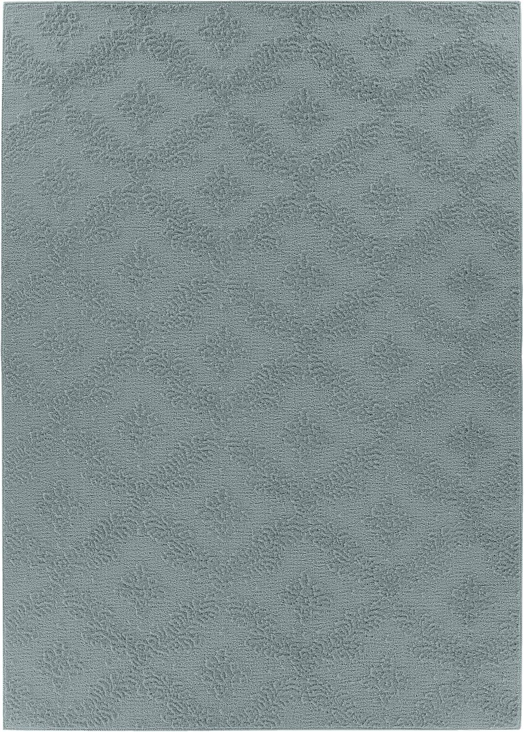 Garland Rug Charleston 9 ft. x 12 ft. Indoor Area Rug Sea Foam