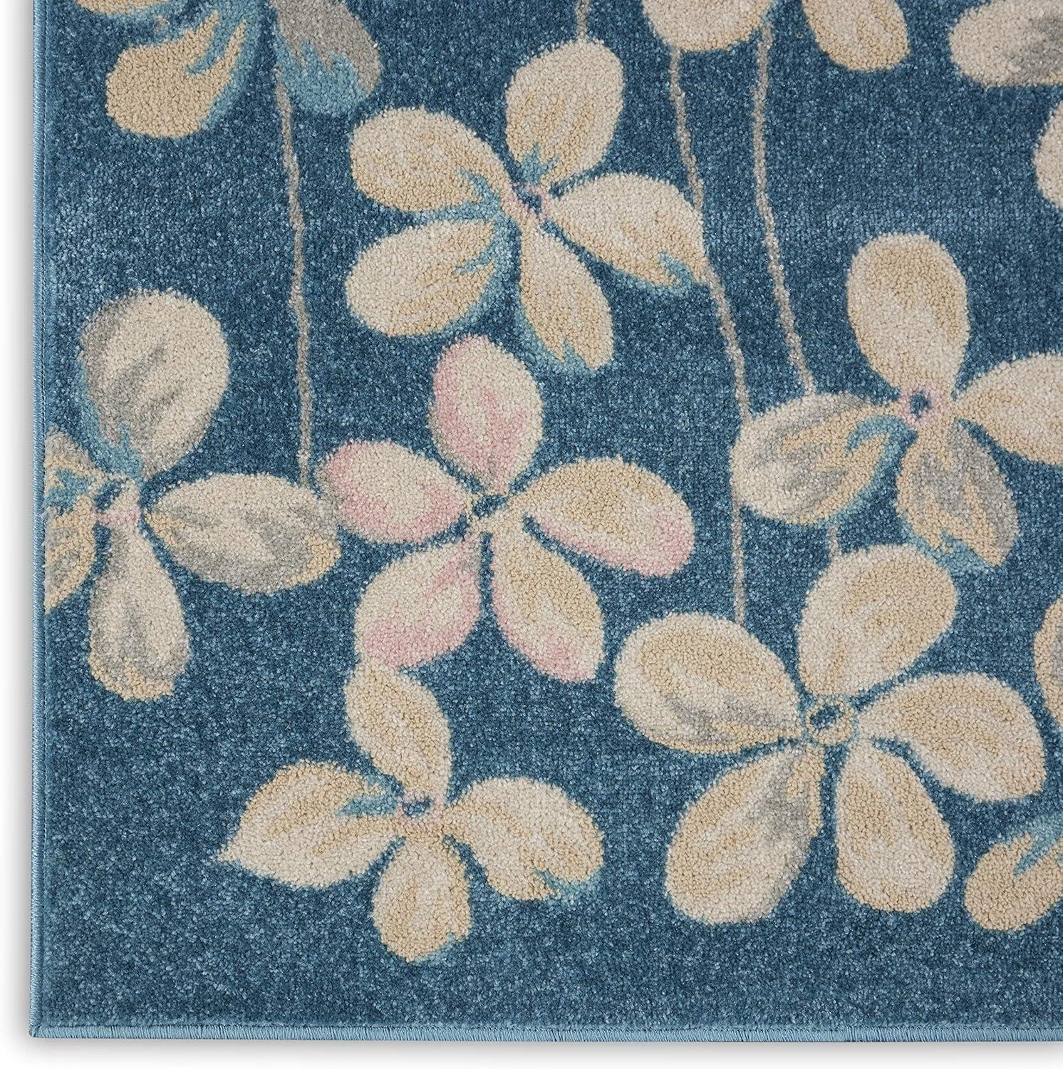 Nourison Tranquil Bohemian Botanical Bloom Area Rug