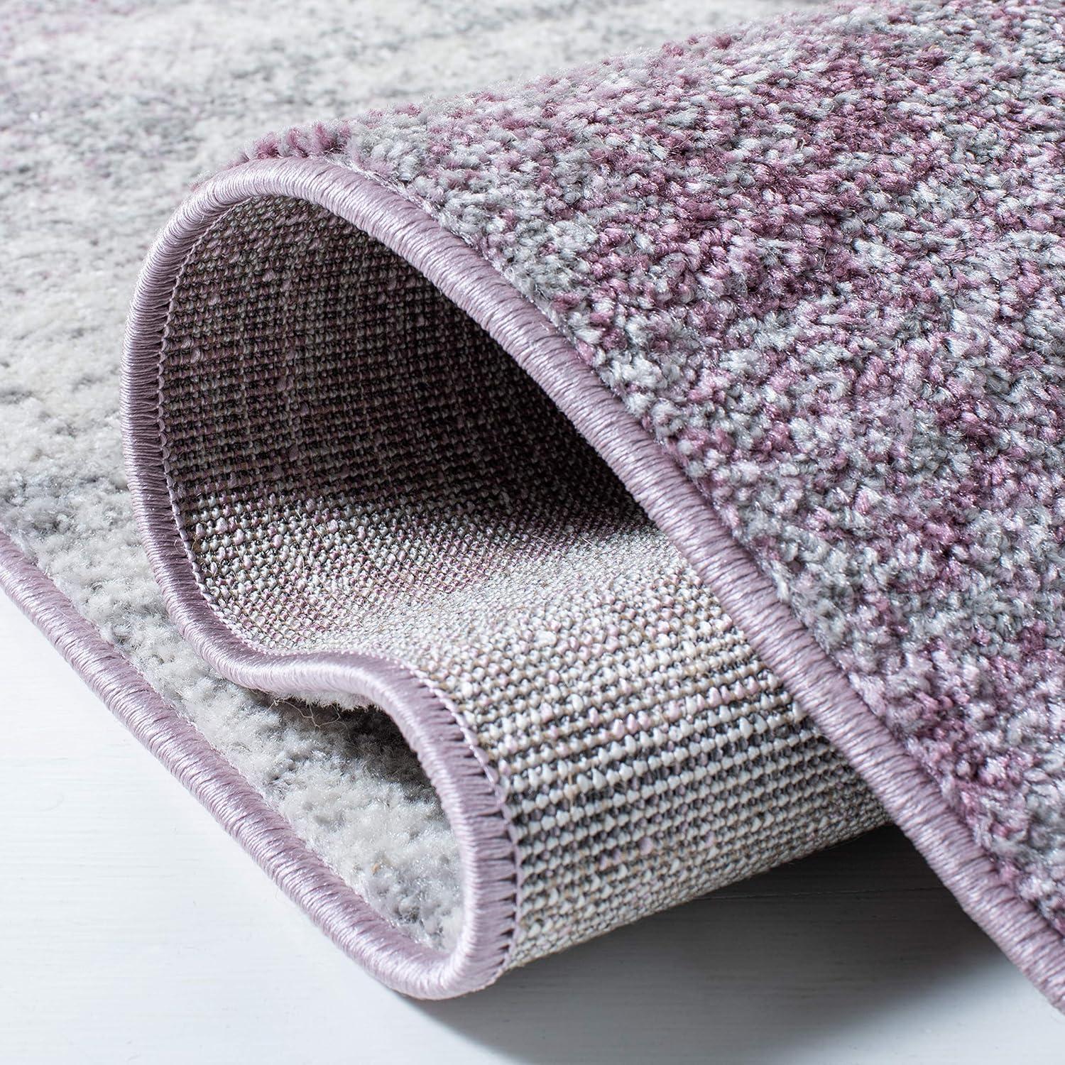 Adirondack ADR112 Machine Made Indoor Accent Rug - Grey/Purple - 2'-6"x4' - Safavieh