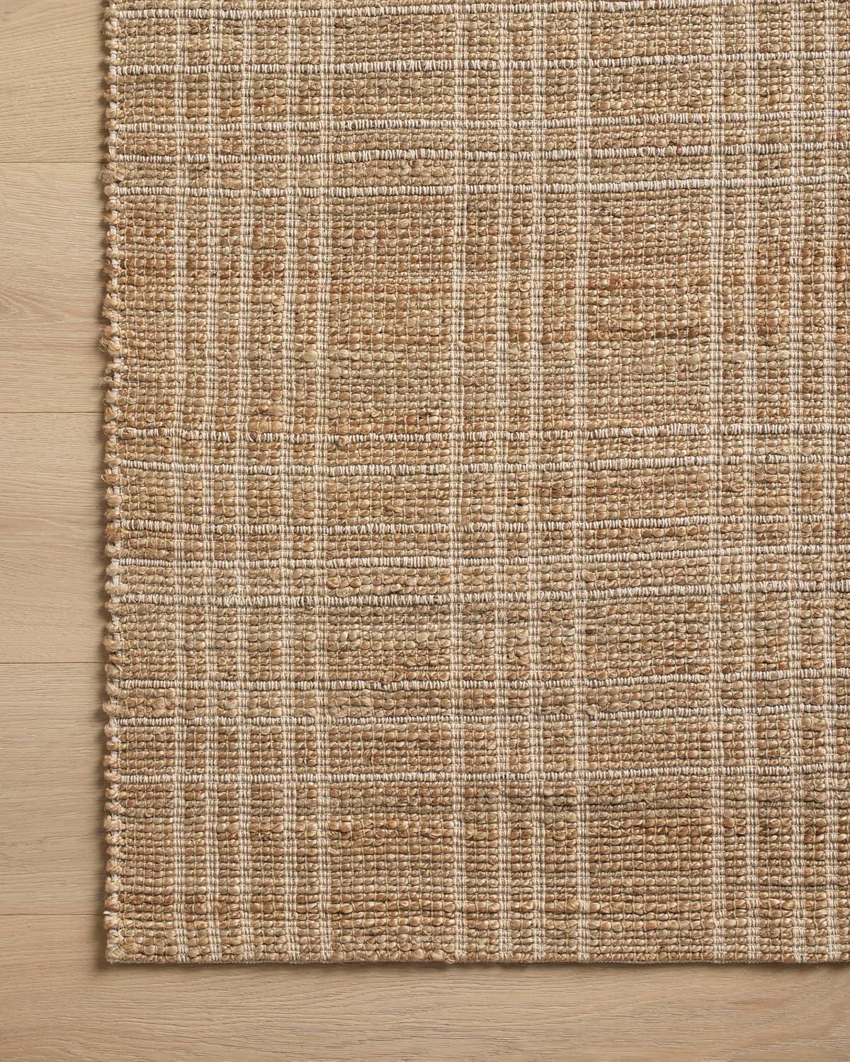 Judy I Jute-Blend Rug by Chris Loves Julia x Loloi - Natural and Cream / 2'6" x 7'6" Runner