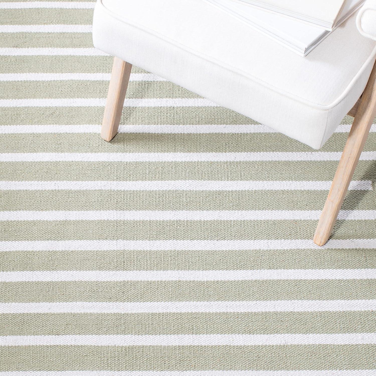 Montauk MTK313 Hand Woven Indoor Area Rug - Light Green/Ivory - 9'x12' - Safavieh