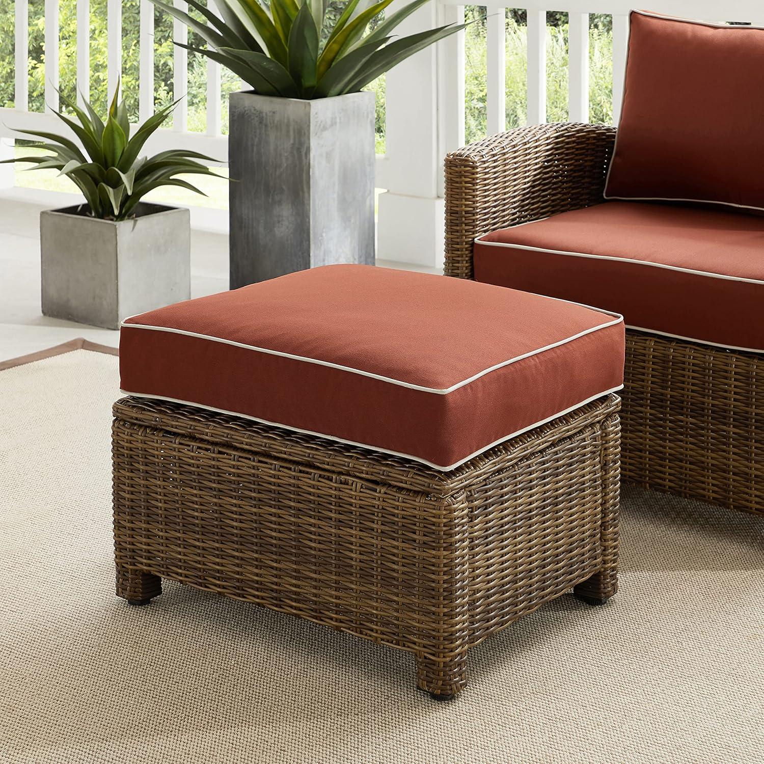 Lawson Outdoor Ottoman with Cushion