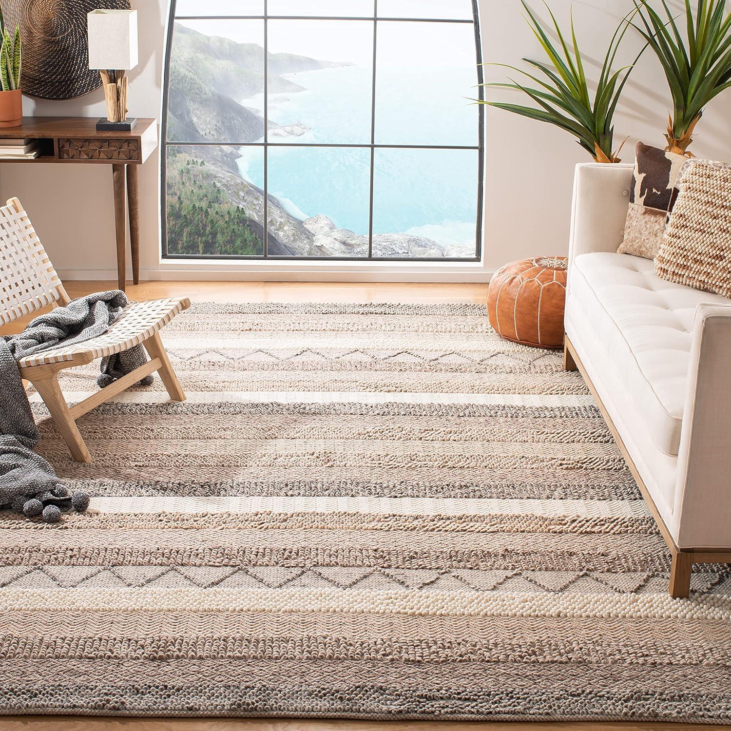 Natura NAT101 Hand Woven Indoor Area Rug - Beige - 8'x10' - Safavieh.