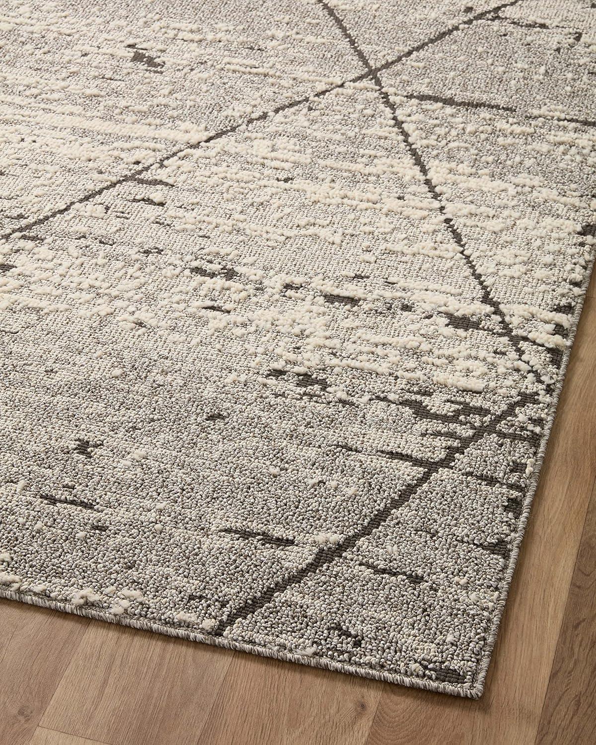 Loloi II Fabian Grey / Charcoal 18" x 18" Sample Area Rug