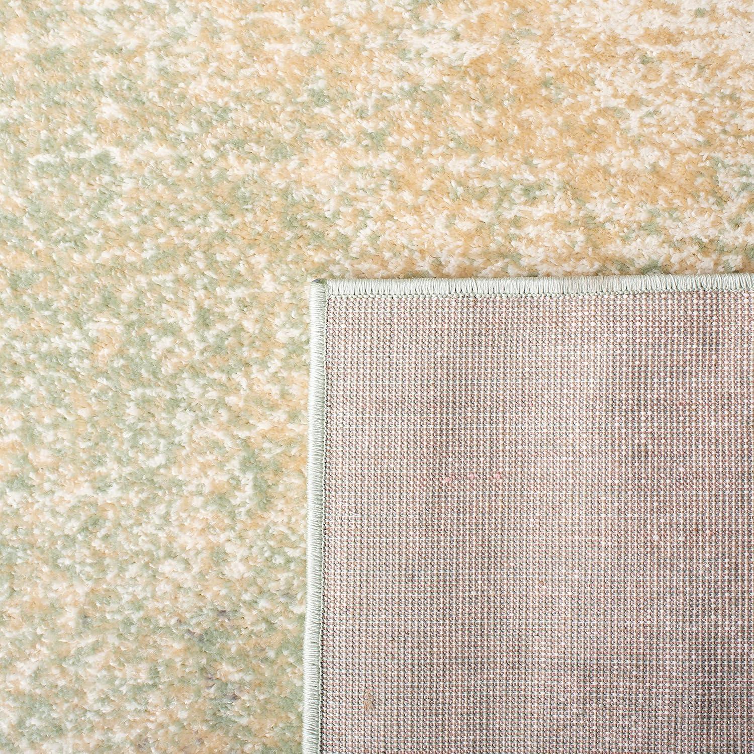 Adirondack ADR112 Machine Made Indoor Area Rug - Ivory/Sage - 5'-1"x7'-6" - Safavieh