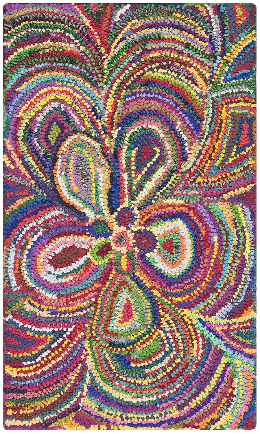 Nantucket NAN445 Hand Tufted Accent Rug - Multi - 2'3"x4' - Safavieh.