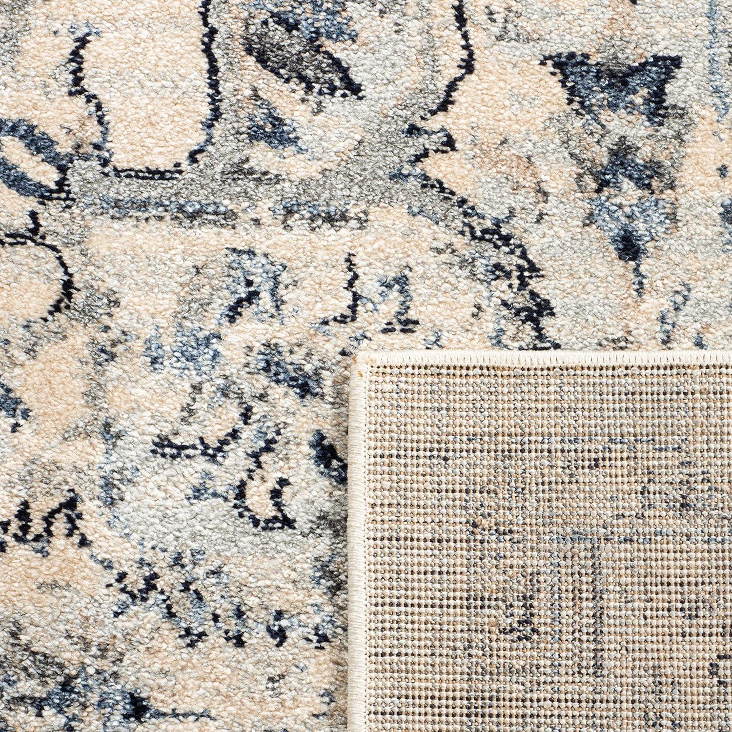 Charleston CHL411 Loomed Indoor Accent Rug - Ivory/Light Blue - 3'x5' - Safavieh