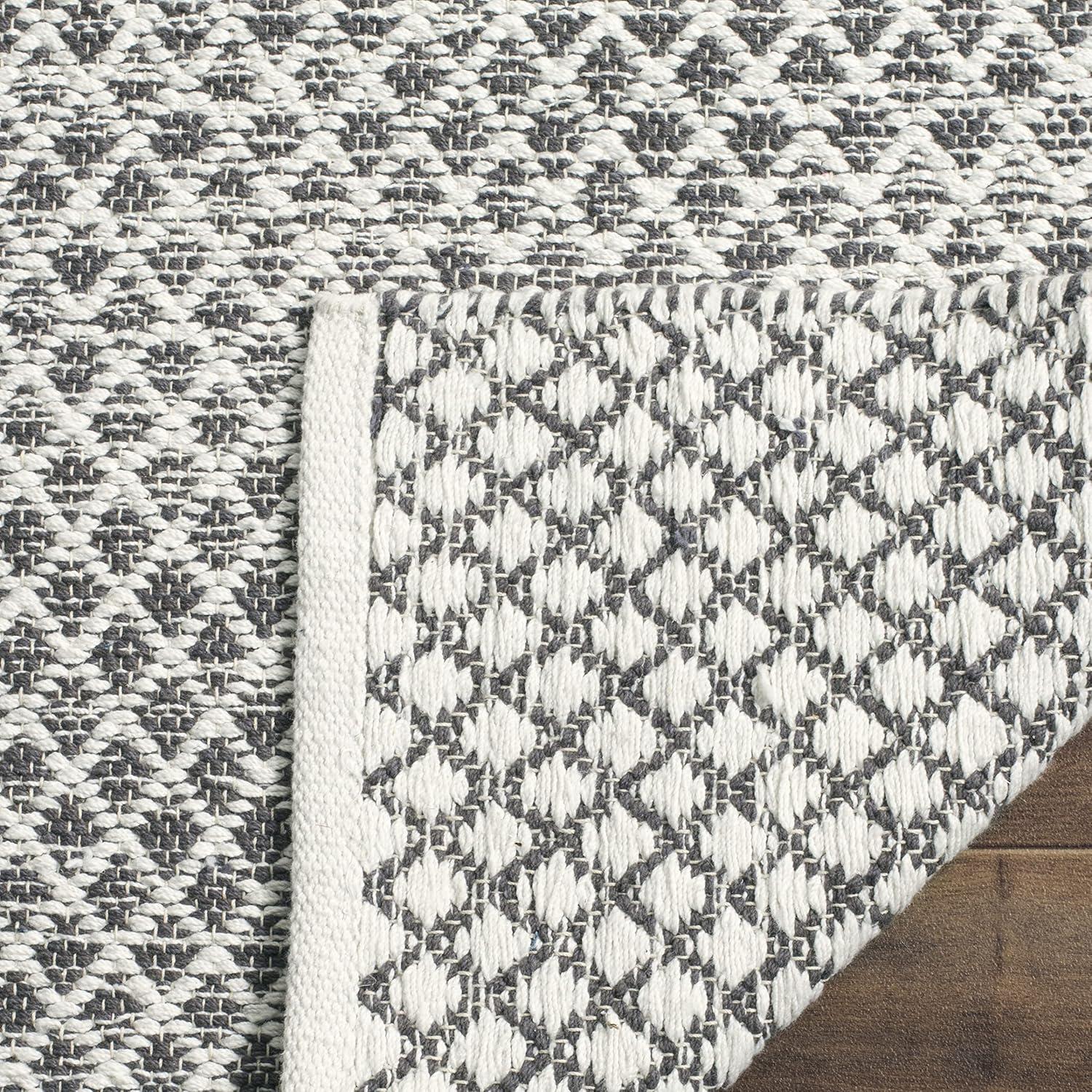 Montauk MTK601 Hand Woven Indoor Area Rug - Light Grey/Ivory - 5'x8' - Safavieh