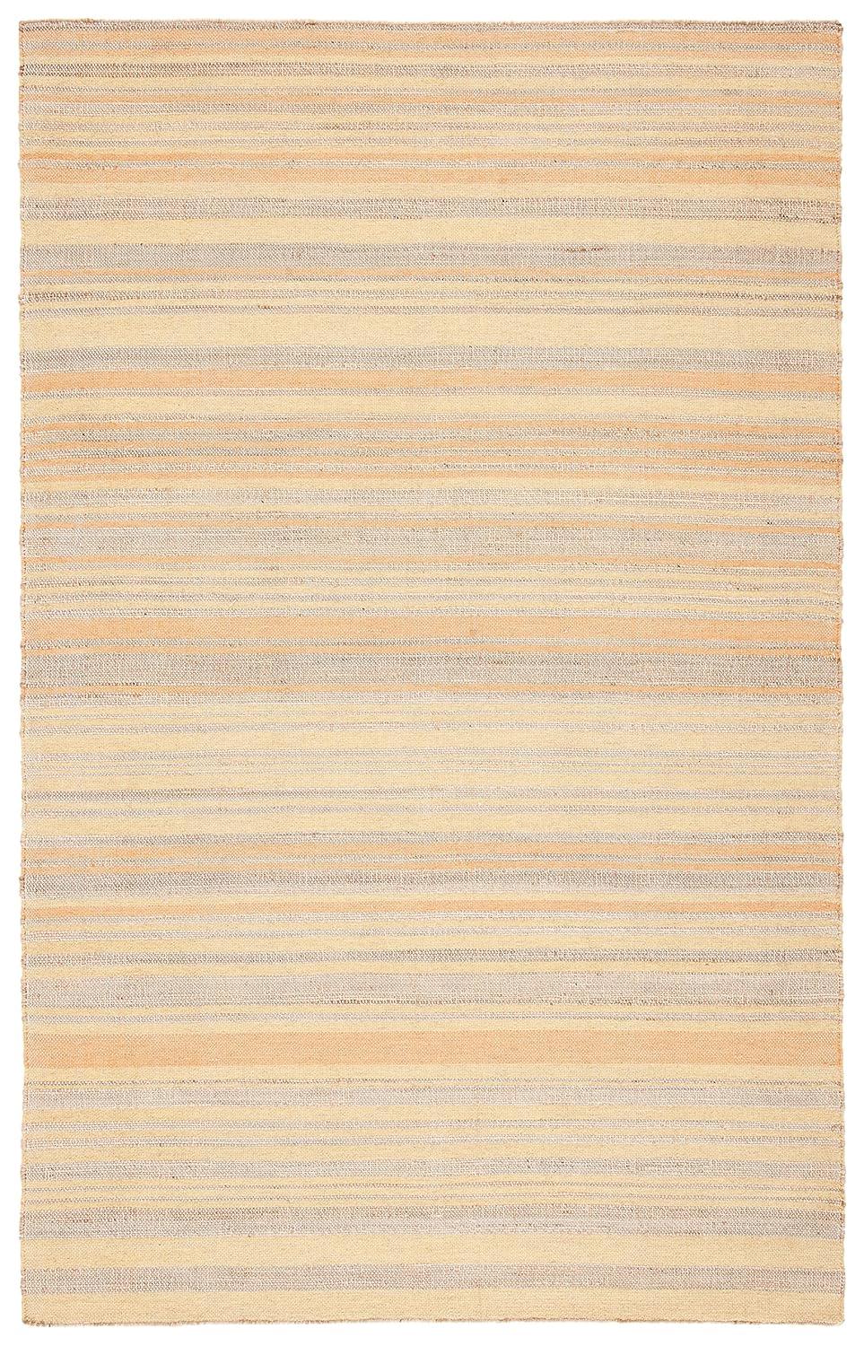 Highland Dunes Grice Hand Woven 50% Jute, 50% Wool Striped Rug