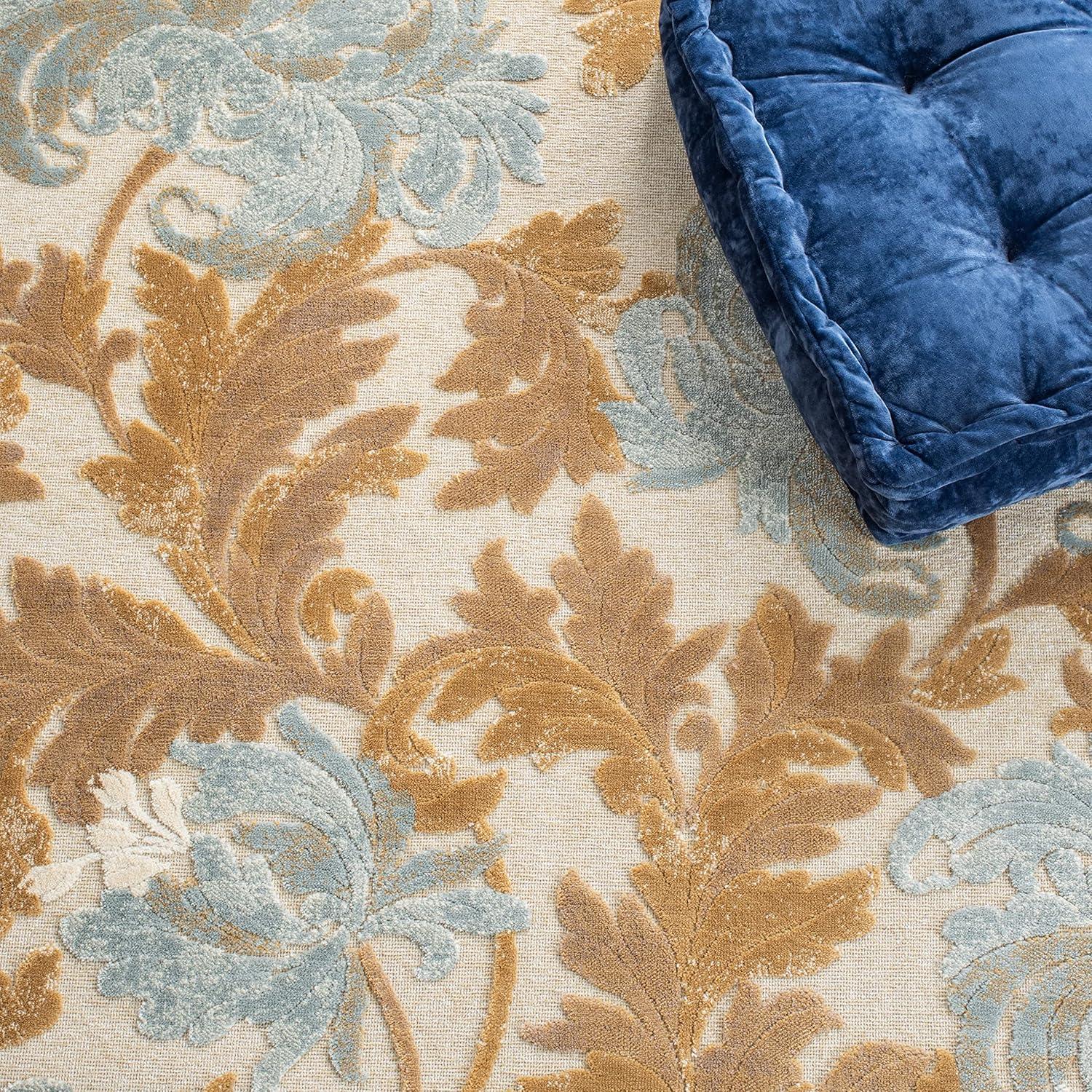 SAFAVIEH Paradise Azura Floral Area Rug, Cream, 5'3" x 7'6"