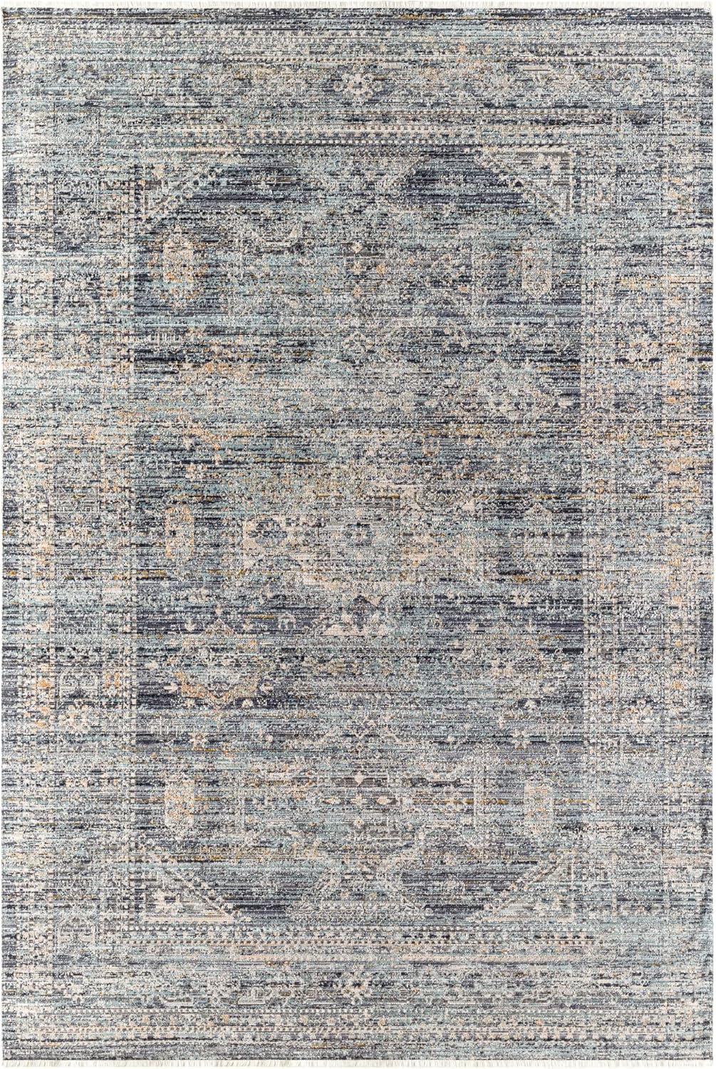 Becki Owens x Livabliss Margaret Vintage Navy/Taupe Area Rug