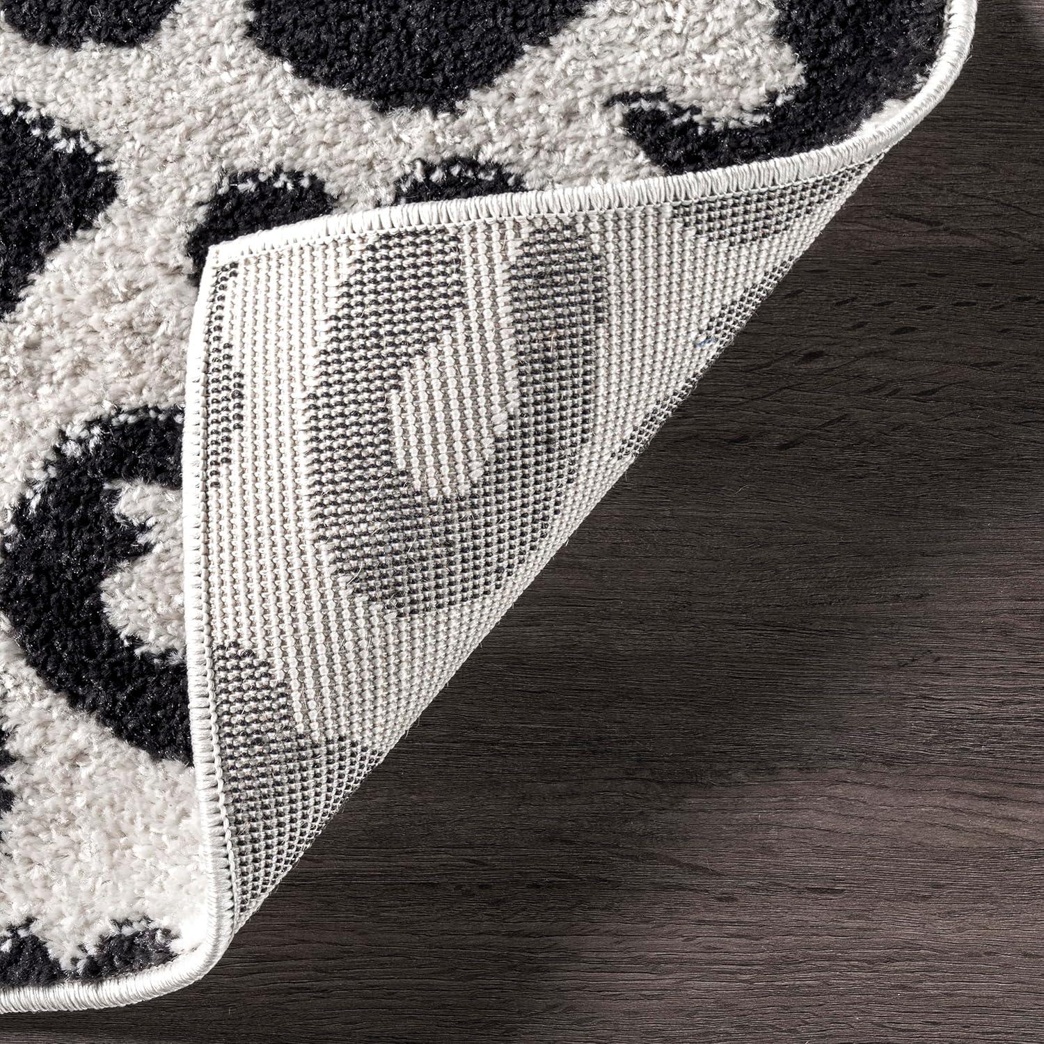 Nuloom Leopard Animal 8x10 Indoor Area Rug for Living Room Bedroom Dining Room Kitchen, Dark Grey/Ivory