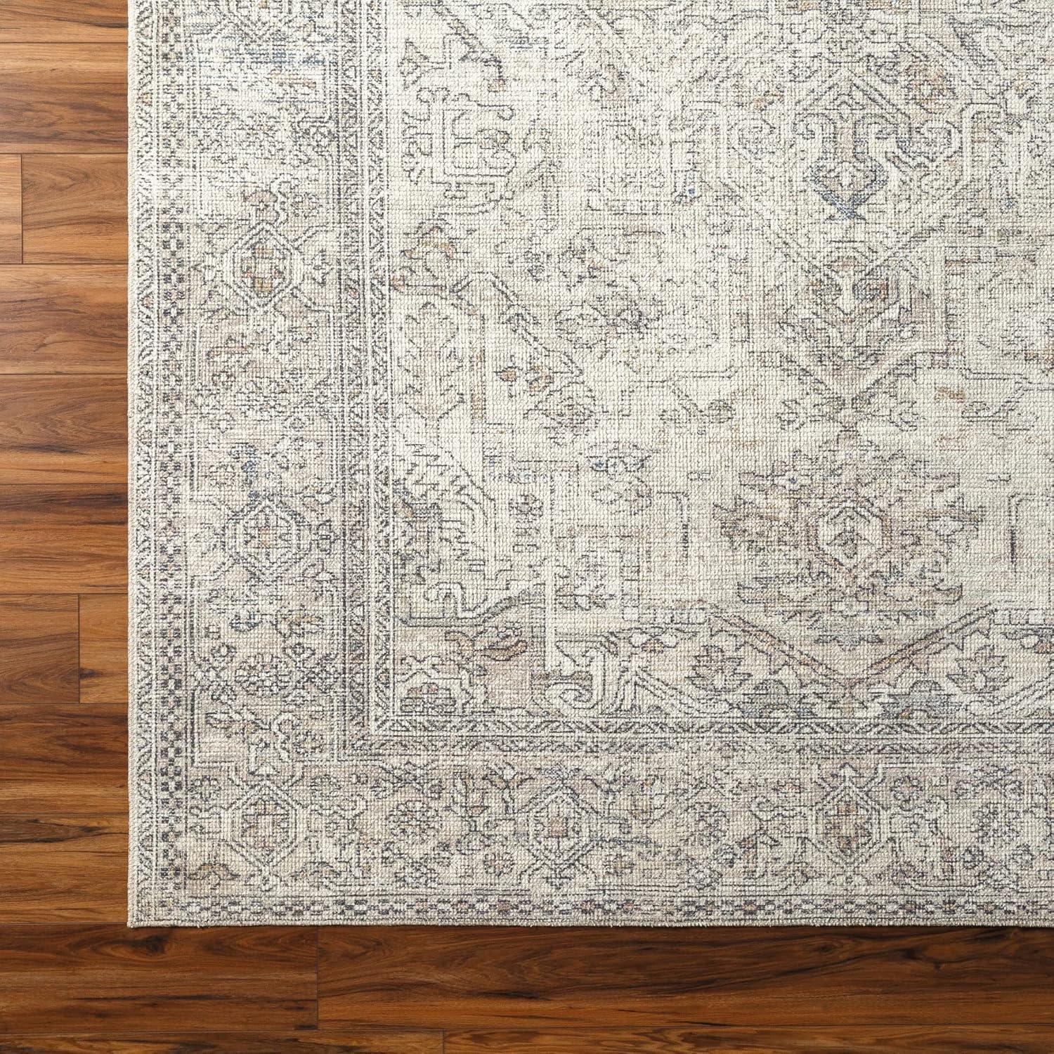 Becki Owens x Livabliss Margot Oriental Light Gray/Beige Area Rug