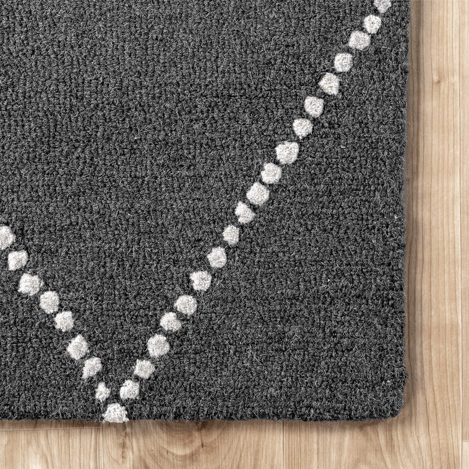 4'x6' Wool Hand Tufted Elvia Area Rug Baby Pink - nuLOOM