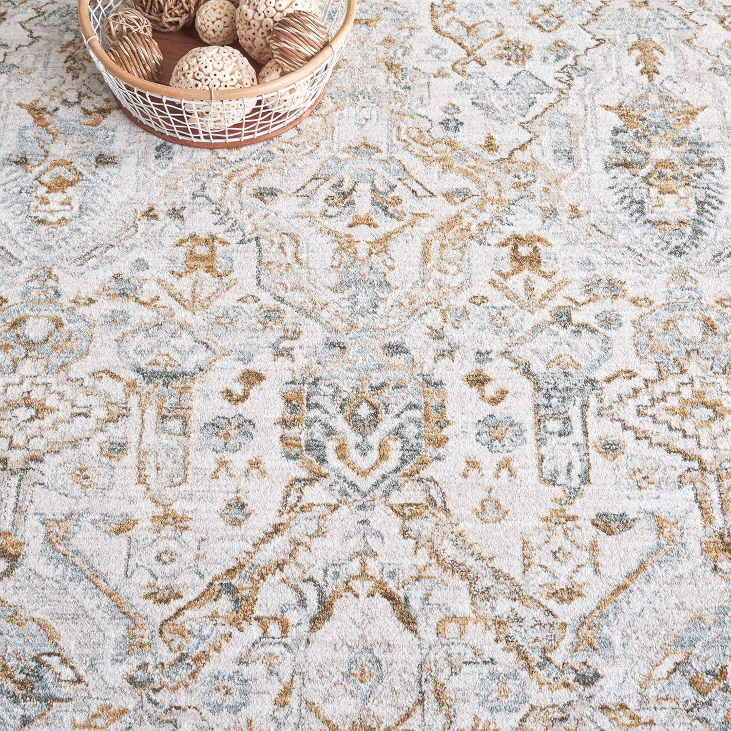 Hamilton HLT100 Power Loomed Runner Rug - Grey/Blue - 2'2"x8' - Safavieh.