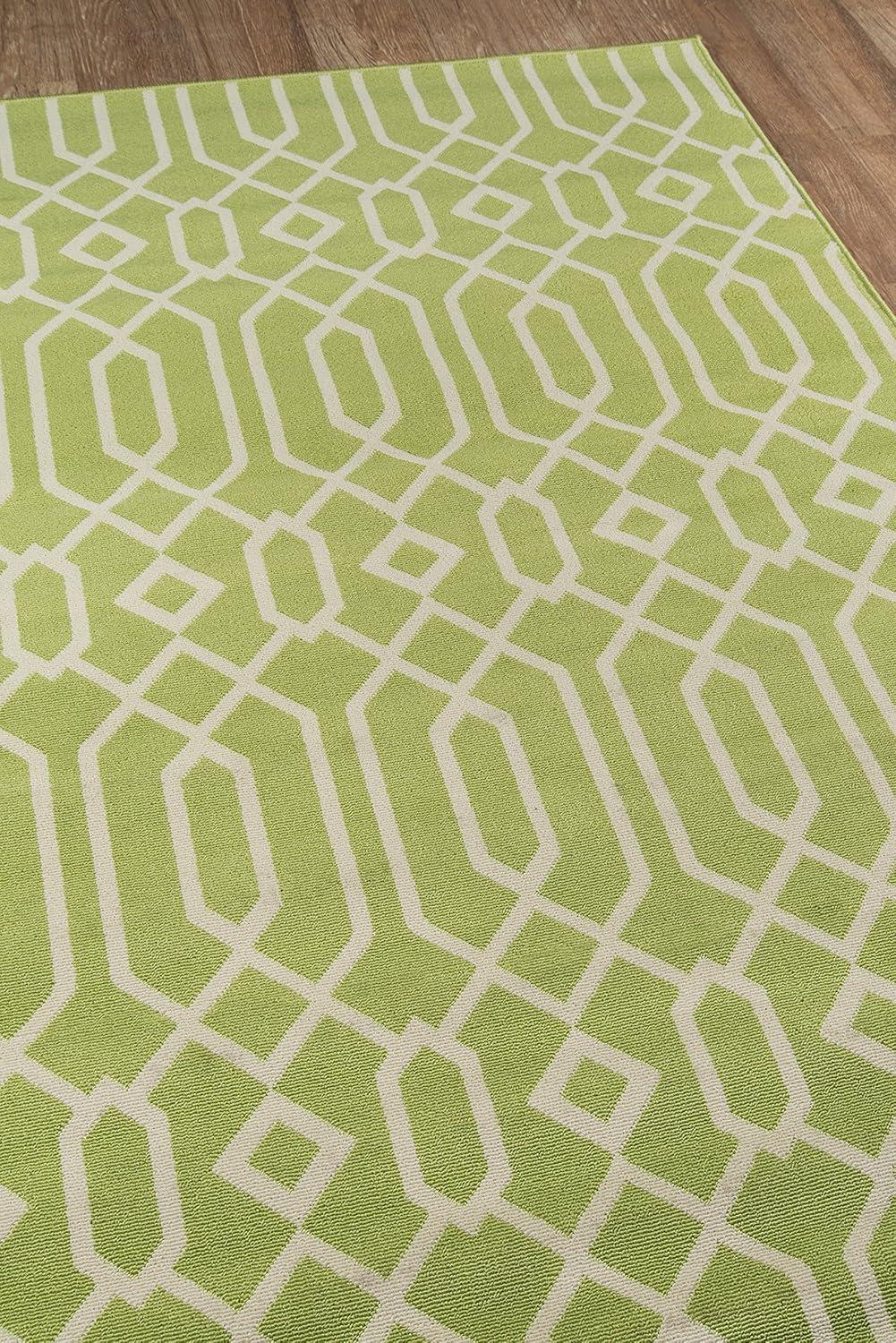 Momeni Baja 3'11" X 5'7" Transitional Rug in Green