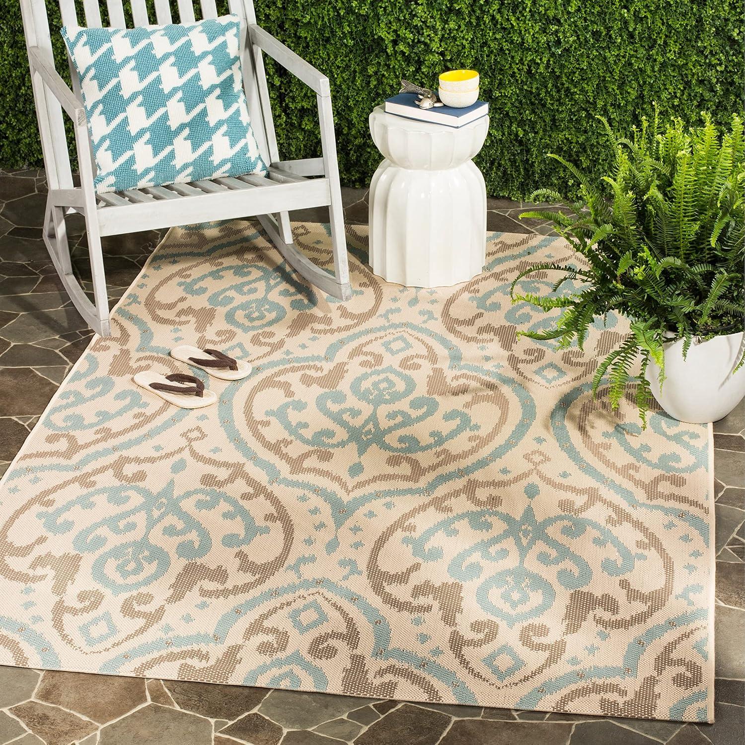 Safavieh Martha Stewart Mervyn Damask Indoor/Outdoor Area Rug