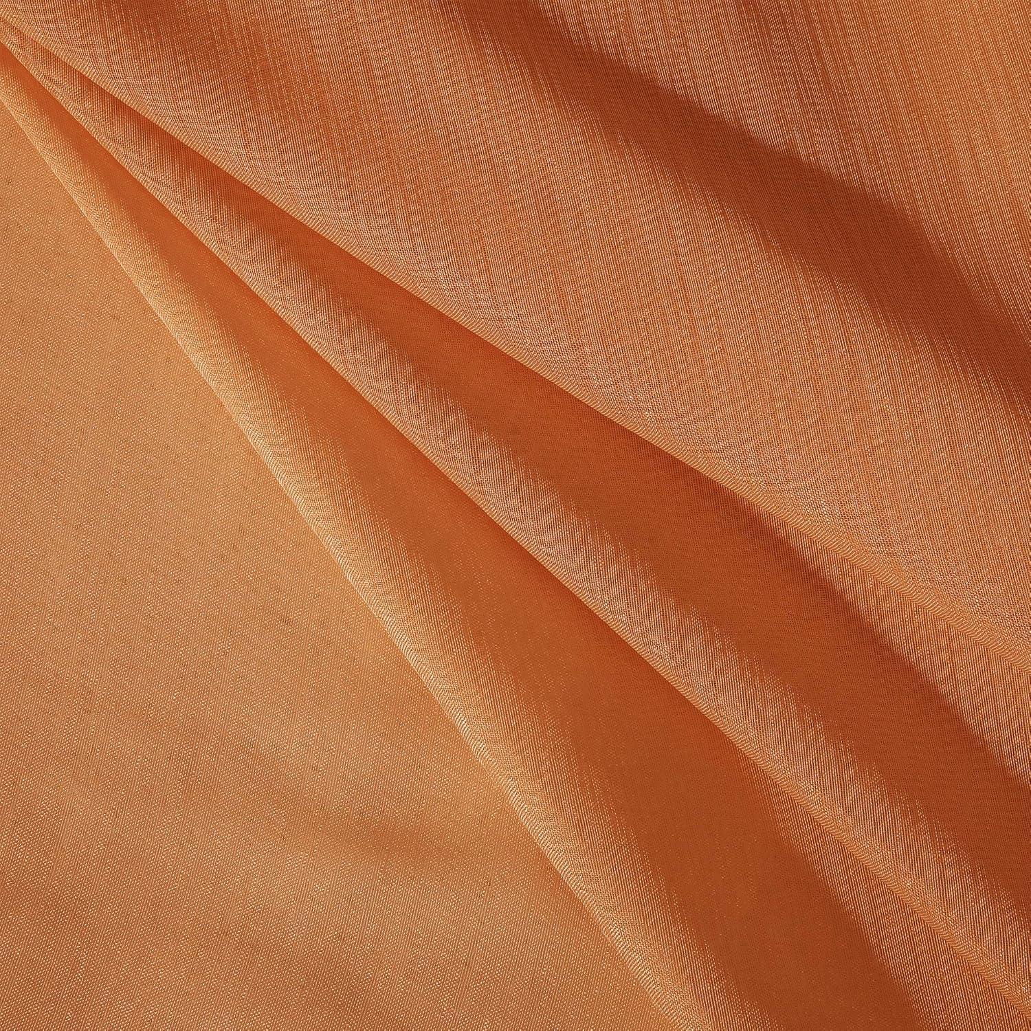 Dainty Home Solid Sheer Curtains for Living Room and Bedroom 110"W x 84"L Window Sheers Window Drapes (Set of 2)