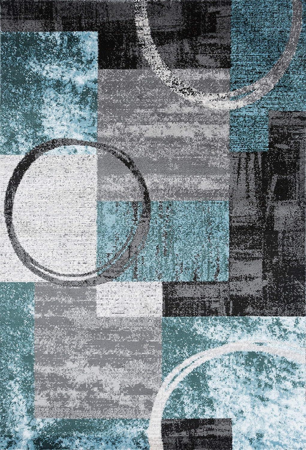 World Rug Gallery Abstract Circle Area Rug