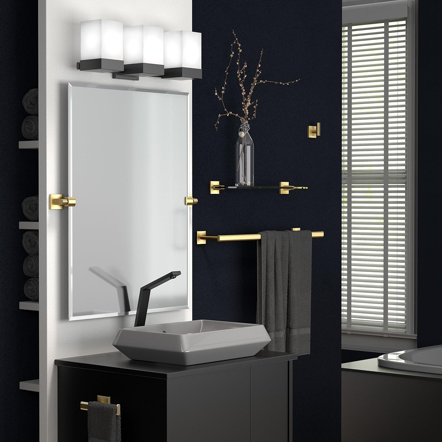 Elevate Euro Style Wall Mount Toilet Paper Holder Single Post