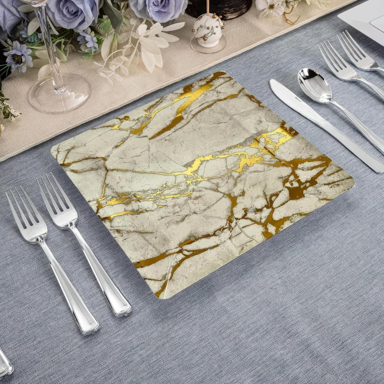 Silver Spoons Abstract Charger