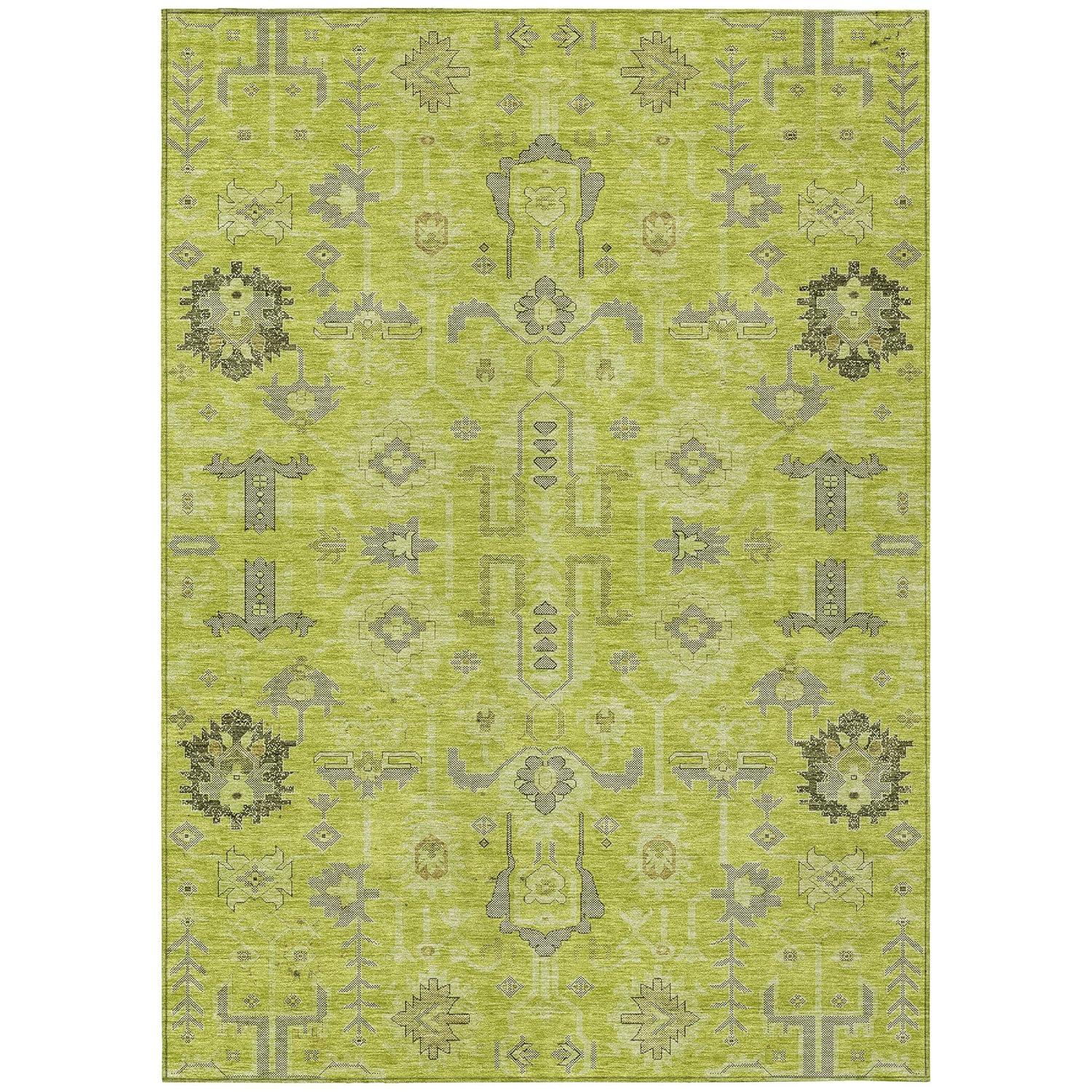 Addison Rugs Chantille ACN697 Aloe 10' x 14' Indoor Outdoor Area Rug, Easy Clean, Machine Washable, Non Shedding, Bedroom, Entry, Living Room, Dining Room, Kitchen, Patio Rug