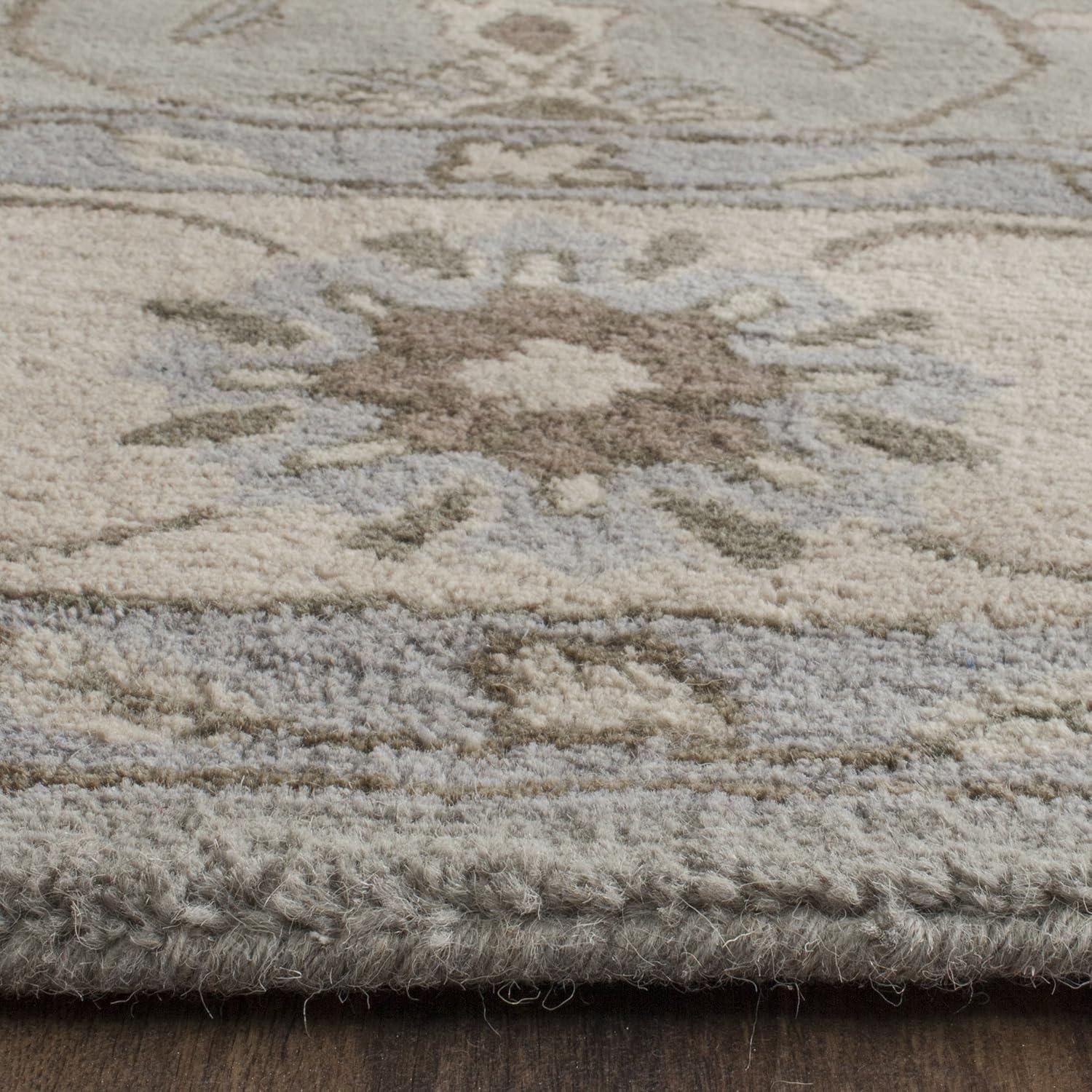 SAFAVIEH Heritage Rida Oriental Wool Area Rug, Beige/Grey, 9'6" x 13'6"