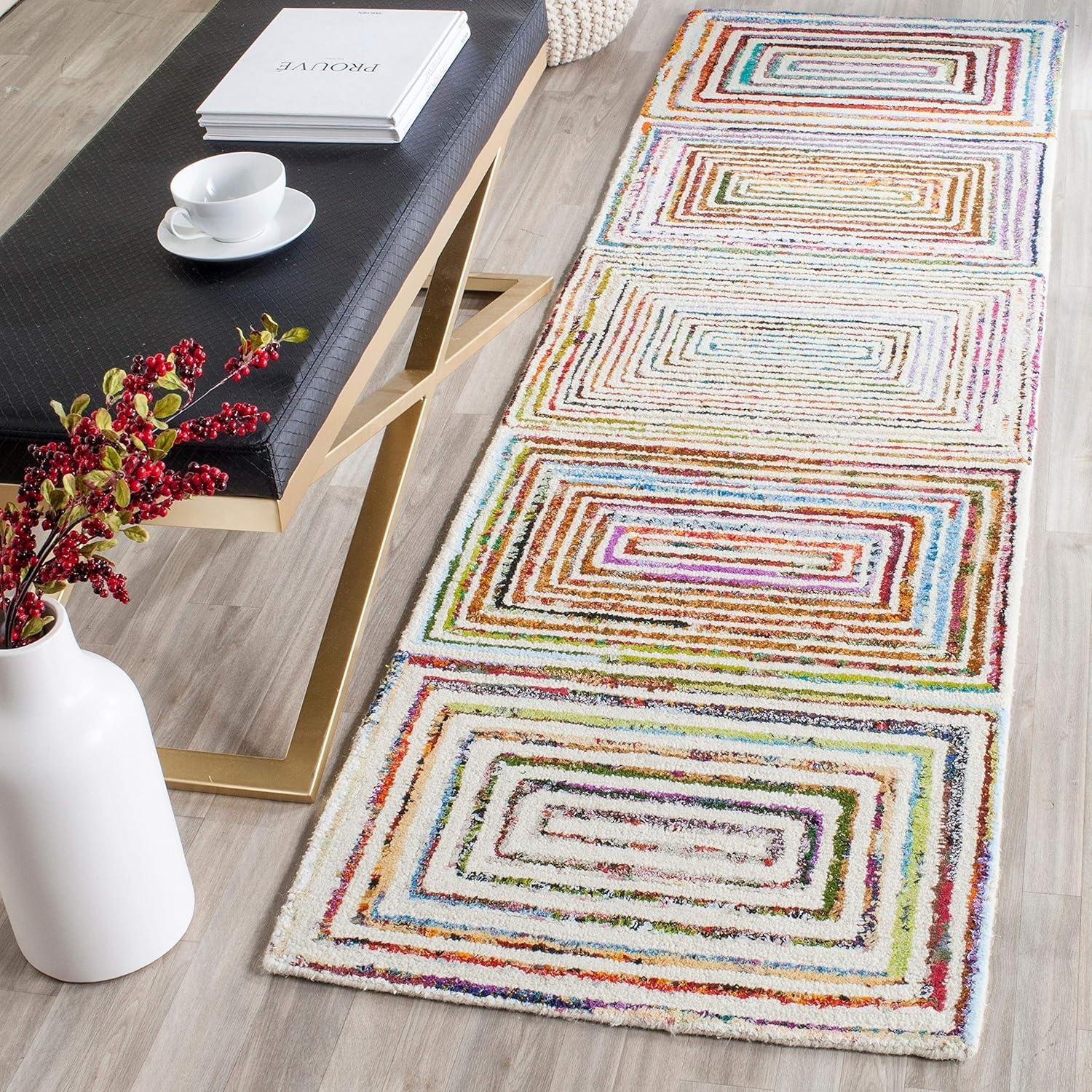 Nantucket NAN604 Hand Tufted Accent Rug - Ivory - 2'x3' - Safavieh.