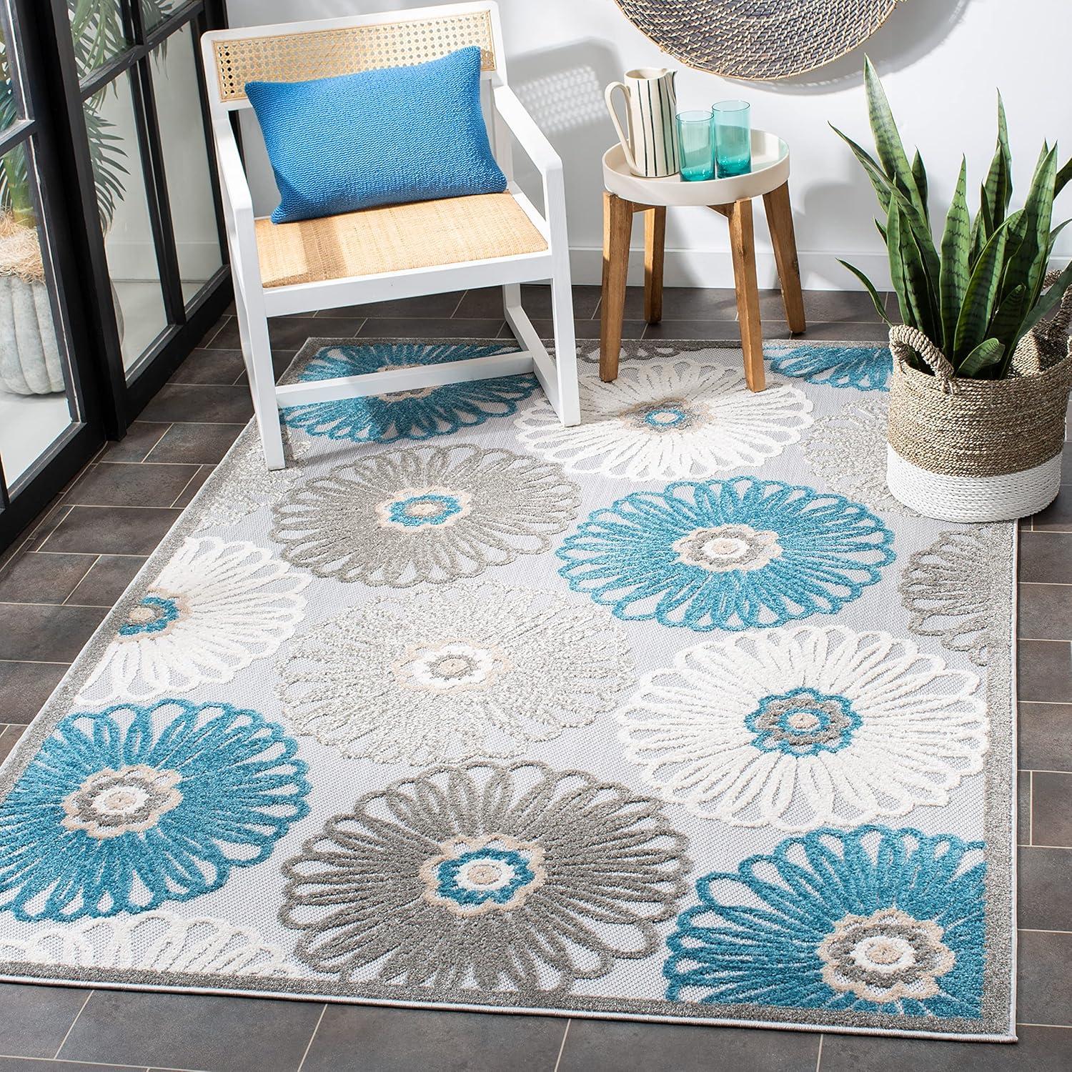 Cabana CBN676 Power Loomed Indoor/Outdoor Area Rug  - Safavieh