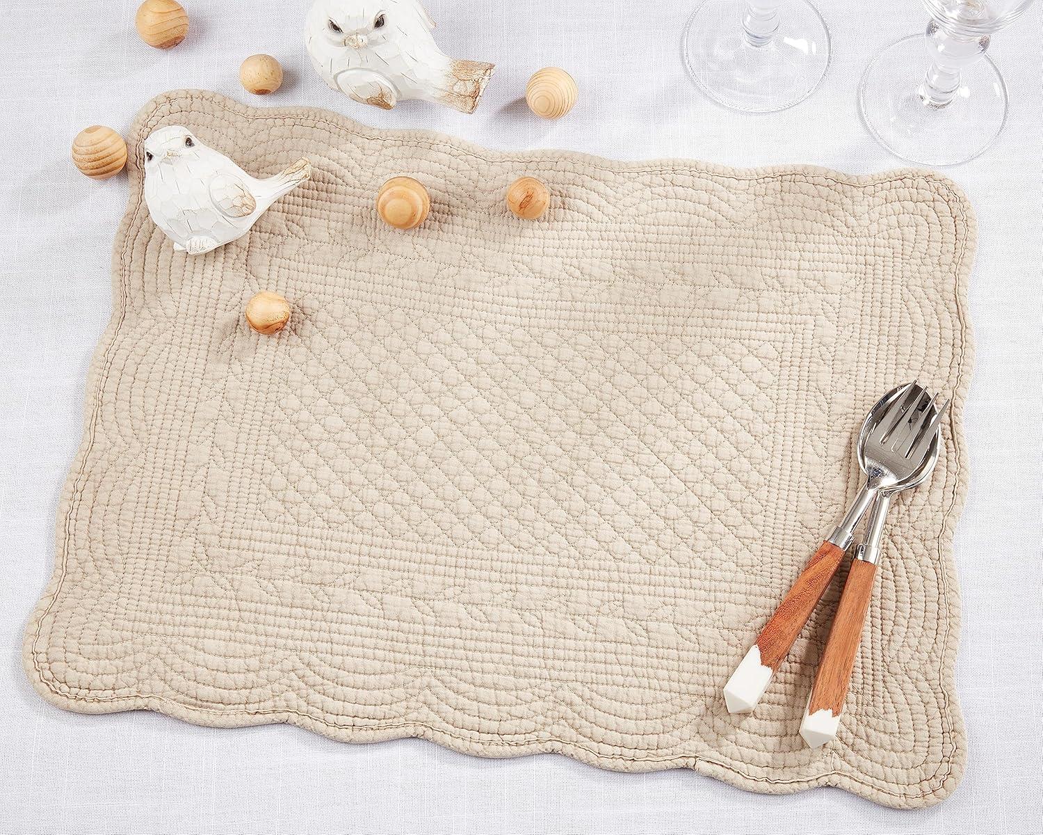 Cotton No Pattern Rectangle Placemat