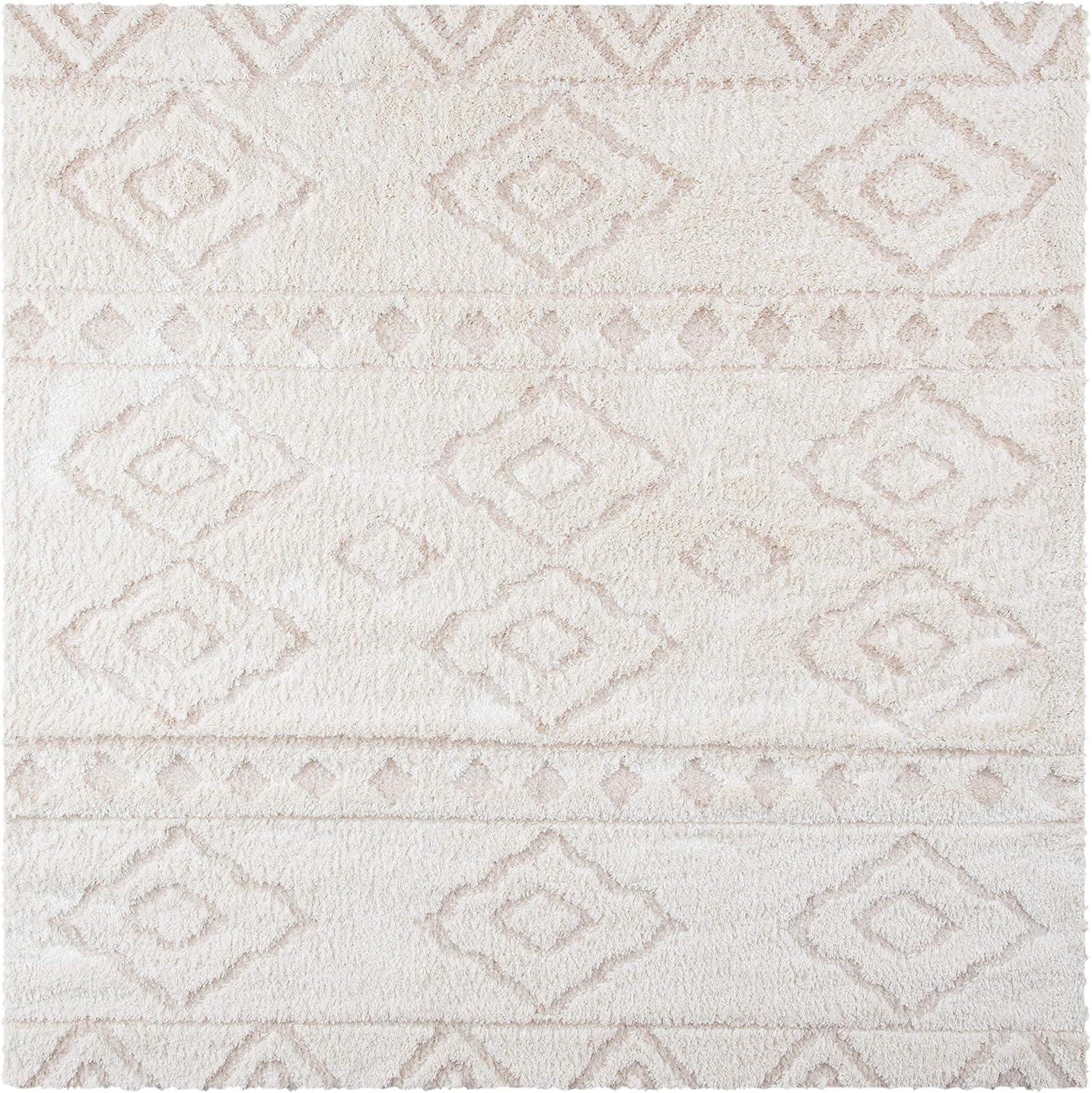 Sparta Shag Geometric Indoor/Outdoor Rug