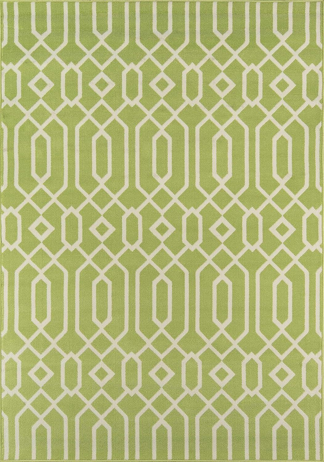 Momeni Baja 3'11" X 5'7" Transitional Rug in Green