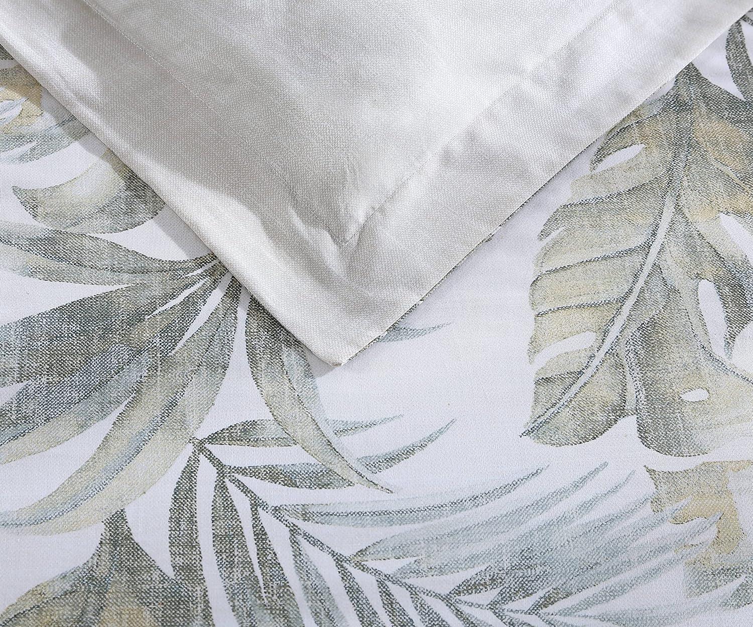 Tommy Bahama Home Tommy Bahama Waimea Bay Green Cotton Reversible Comforter Set