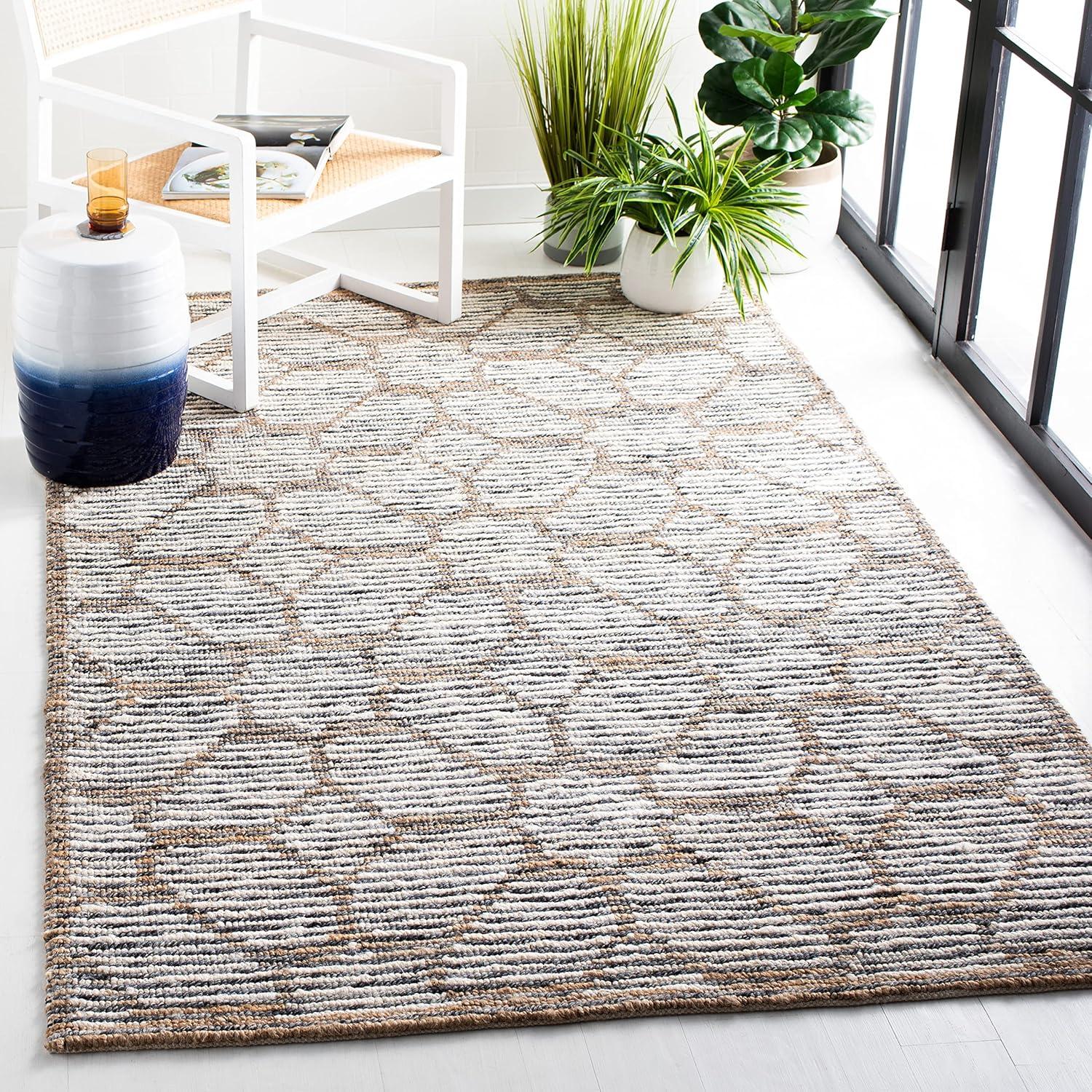 Natural Fiber NF218 Hand Woven Area Rug  - Safavieh