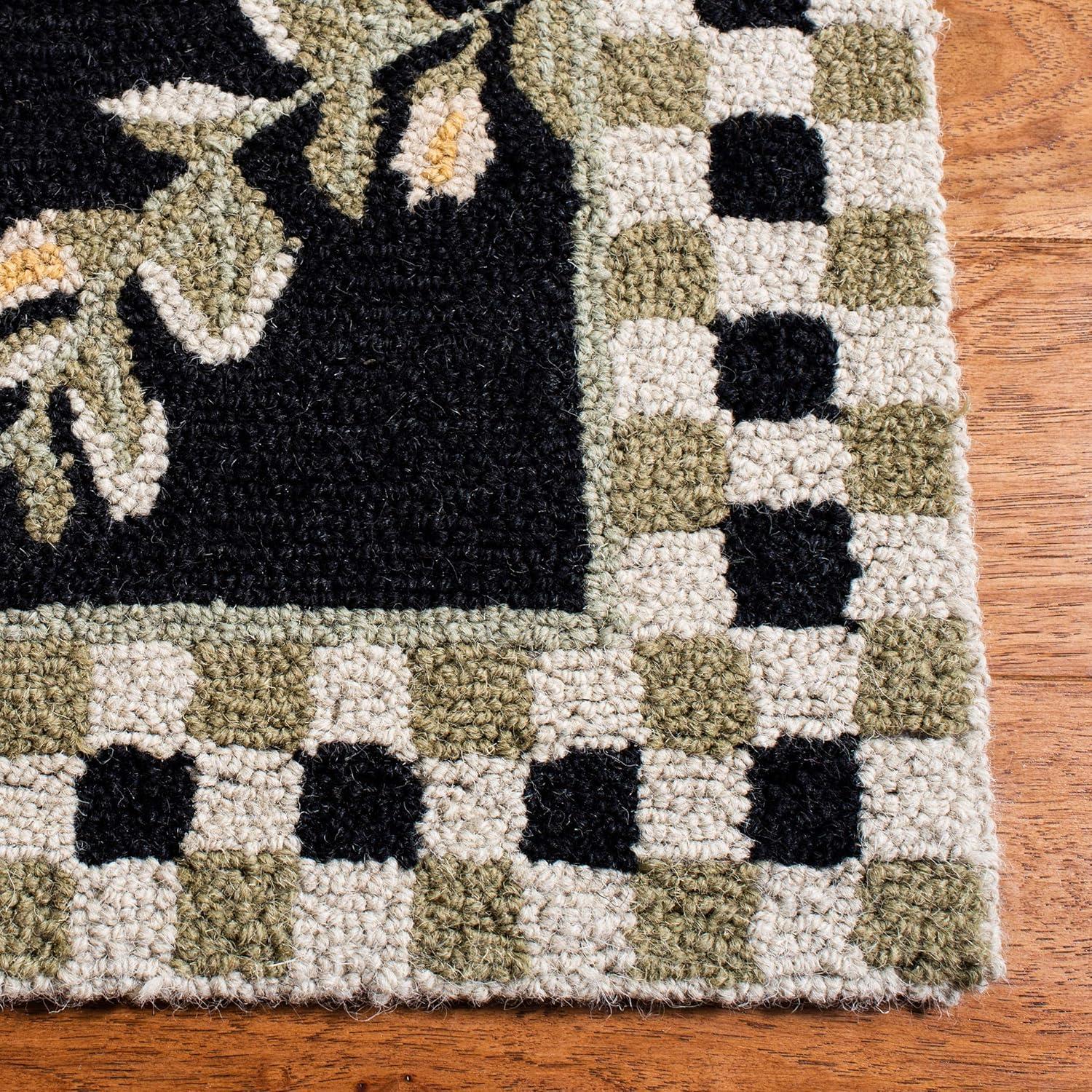 Chelsea HK55 Hand Hooked Accent Rug - Ivory/Rose - 1'8"x2'6" - Safavieh