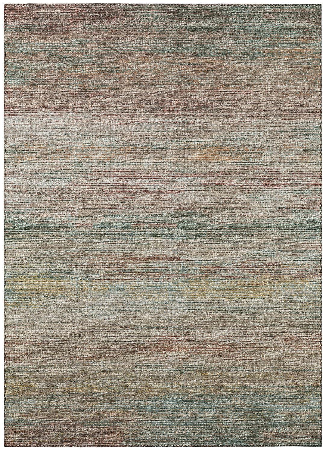 Addison Rugs Indoor/ Outdoor Marston Dynamic Transitional Striped Washable Area Rug 3' x 5' - Multi